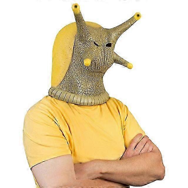 الحلزون سبيكة كامل الوجه تأثيري قناع الحيوان هالوين اللاتكس كامل مضحك سعيد الوجه تأثيري الدعائم يتوهم قناع الحزب زي