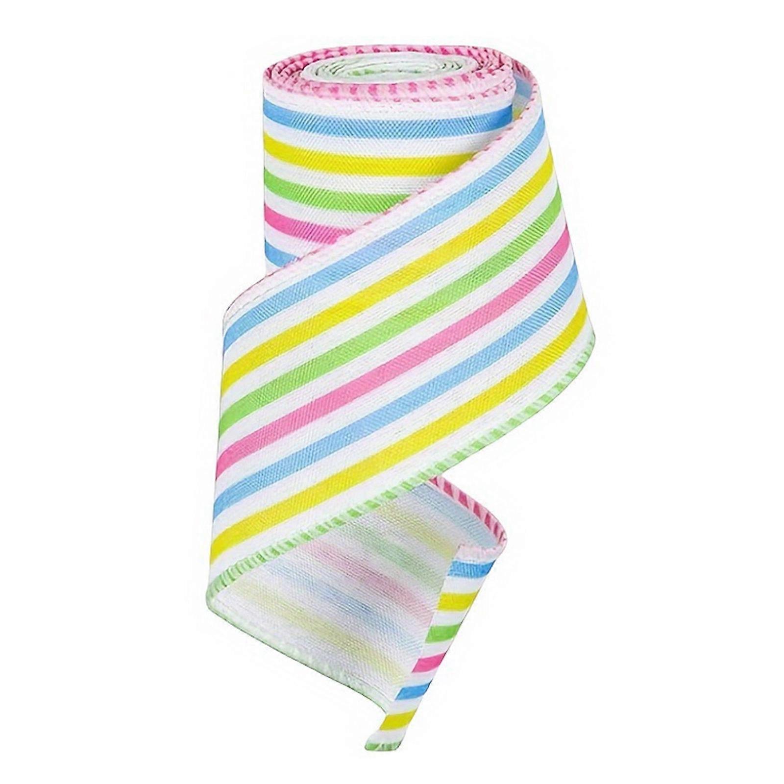 Decorative Easters Rabbit Ribbon for Unique Gift Wrapping Colorful Fabric Ribbon Holiday Wreath Bowknot Accessory