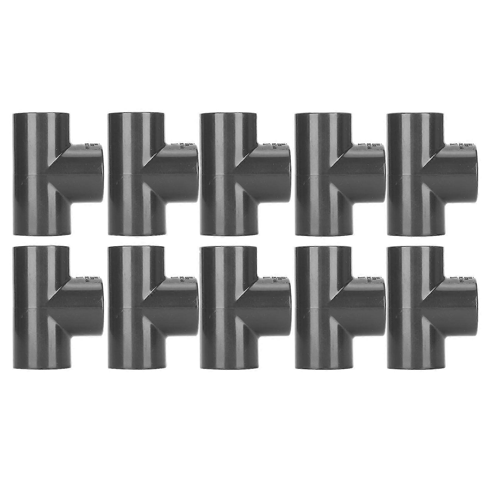 T-Shape Joint Connector Water Pipe Coupler 3-Way Tube Fittings Fish Tank AccessoryT Shape 10/Set