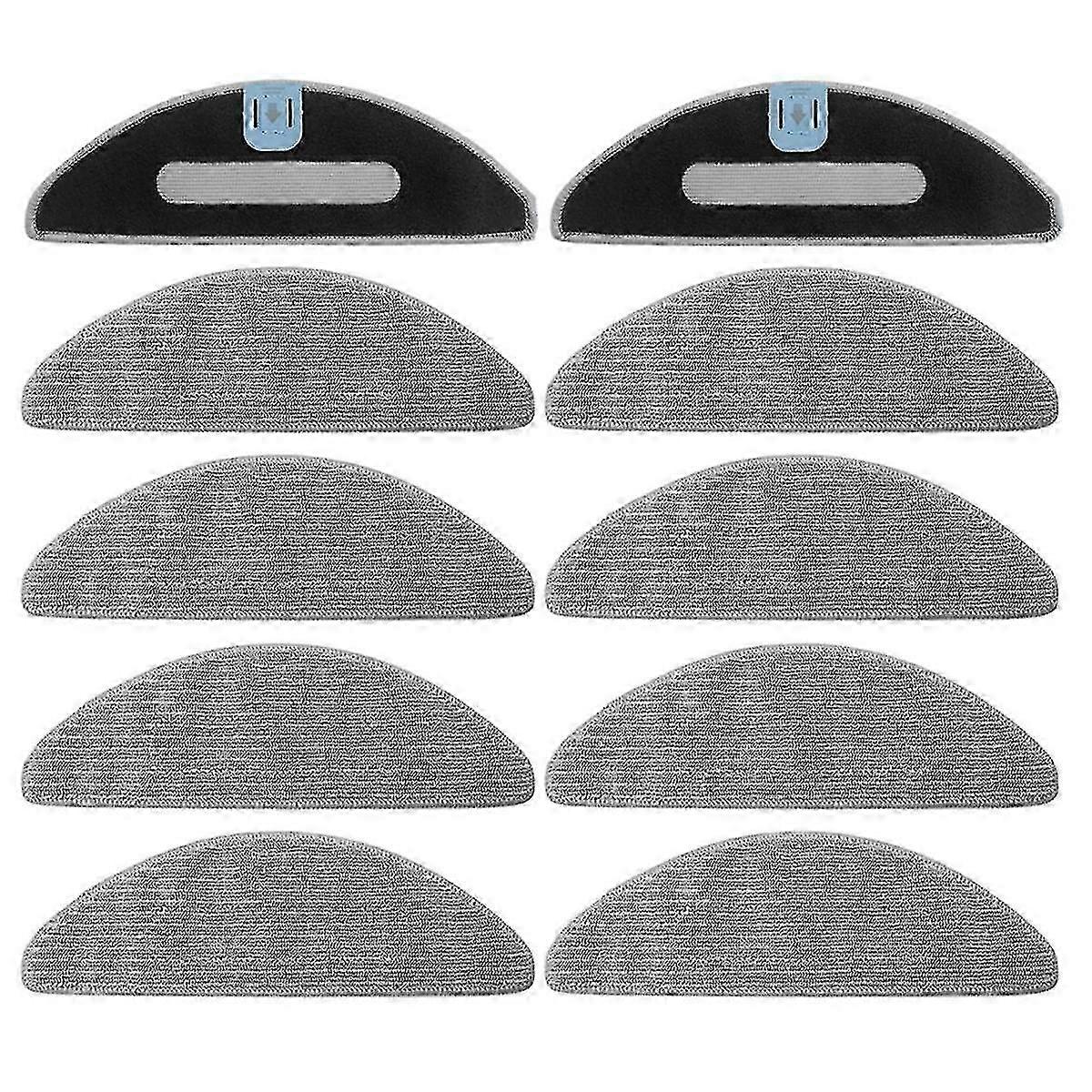 10 PCS Washable Microfiber Mop Pads for iRobot Roomba Combo i5/i5+/j5/j5+ Robot Vacuum