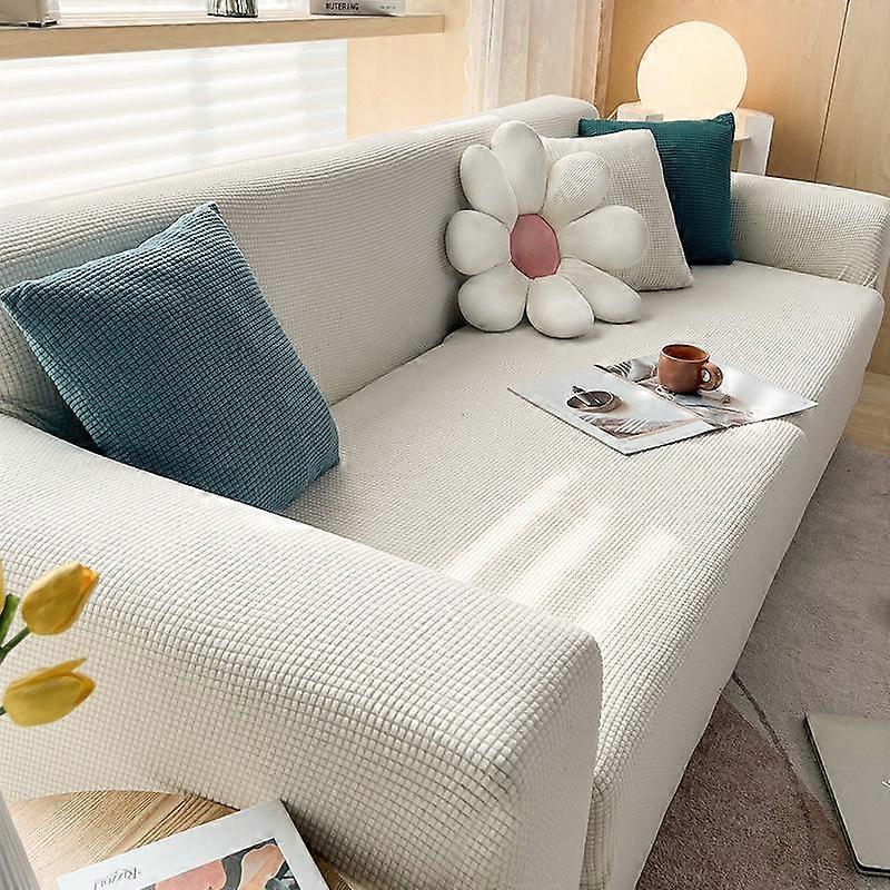 Elastic Jacquard Fabric Sofa Cover Stretch Couch Cover Sectional L Shape Sofa Slipcover Corner Case for Living Room 1/2/3/4 Seat