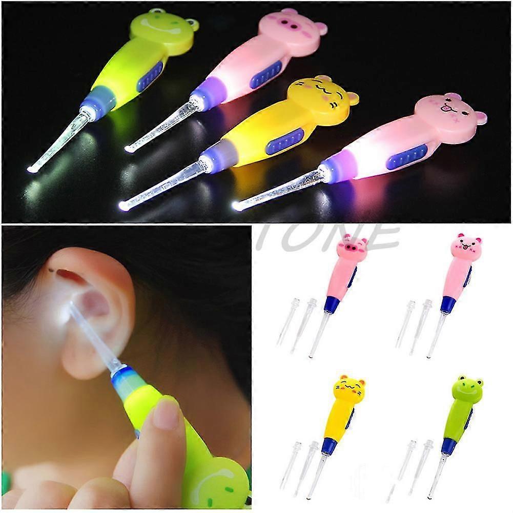 アダルトキッドホワイトLEDライト懐中電灯耳掃除リムーバーピンセット耳かき3 in 1 JR2025032600210