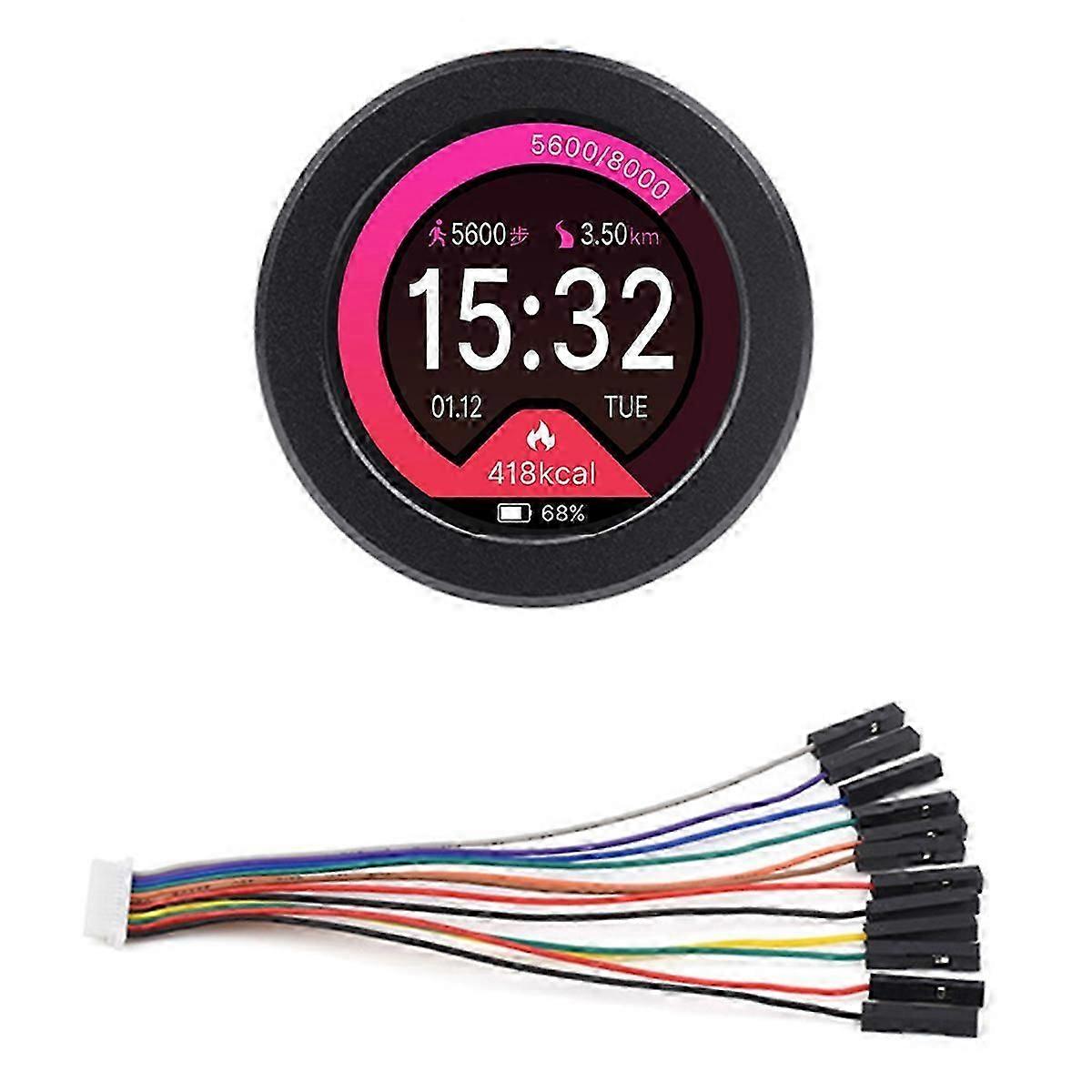 RP2040 Microcontroller Development Board for 240X240 65K Color 1.28 Inch LCD Touch Screen