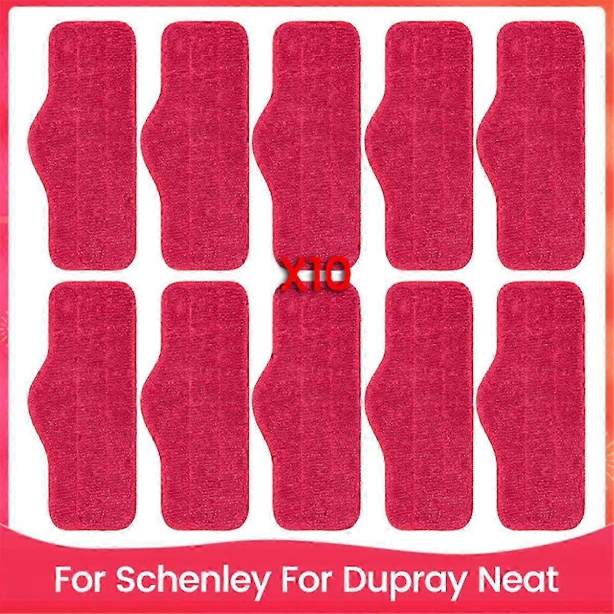 10PCS Dampfmopp Pads für Schenley Dampfmopp 7 in 1 Reiniger Ersatz Mikrofaser Mopp Pad Nachfüllung für