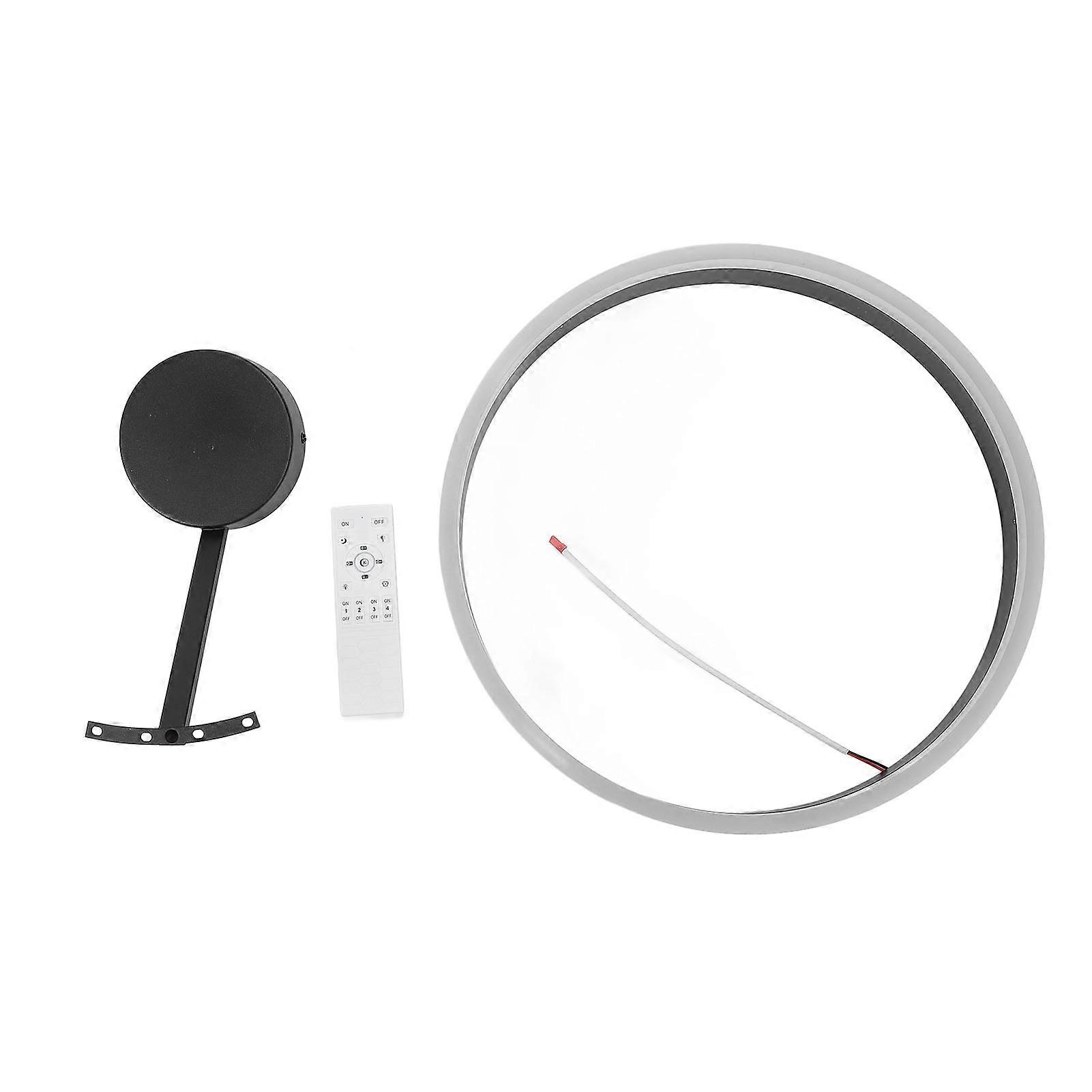 Flush Mount Ceiling Light with Remote Control APP Modern Round Dimmable Eye Caring LED Ceiling Light Fixture for Kitchen
