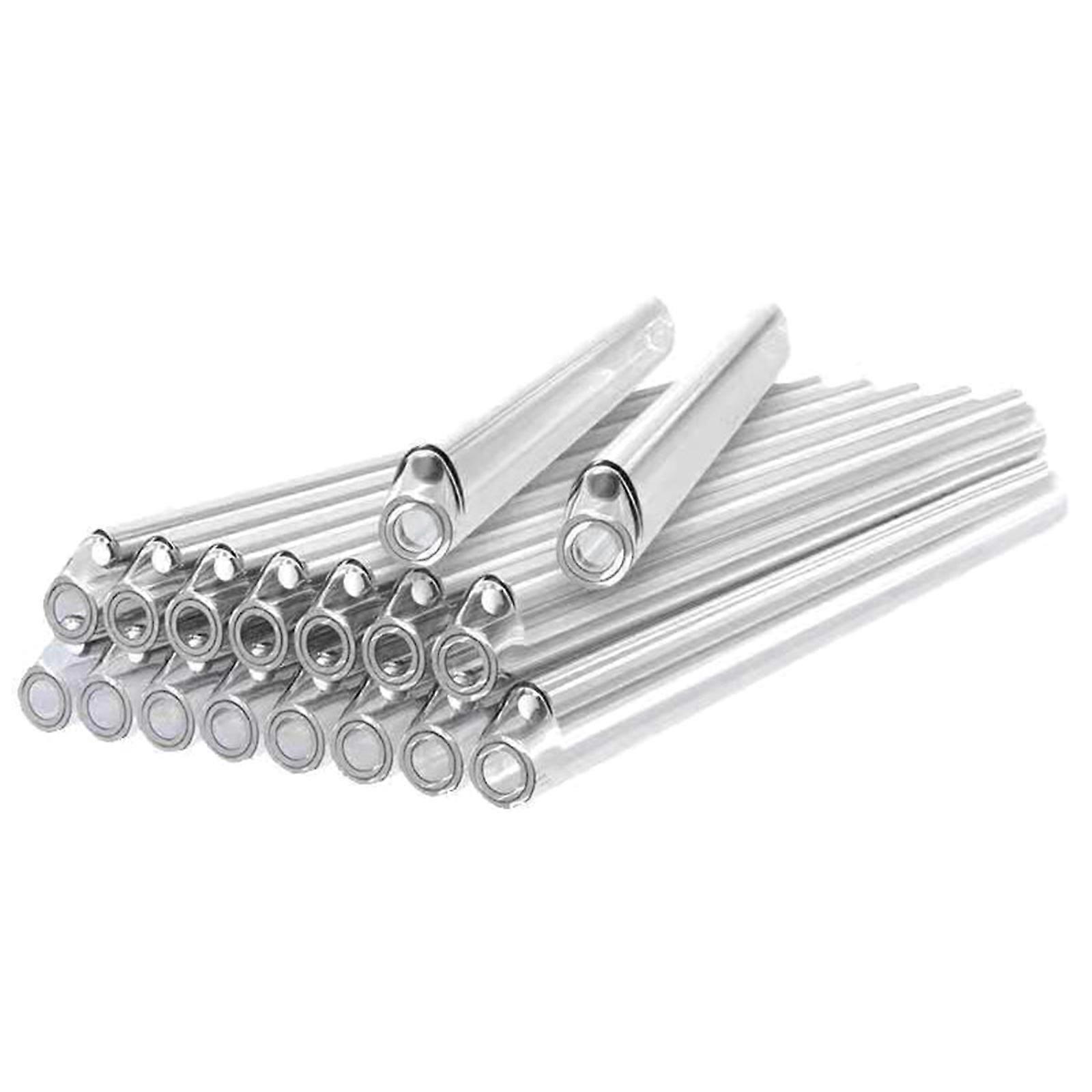 100pcs μανίκια ματίσματος ινών (45mm 60mm) για το καλώδιο οπτικών ινών σύντηξης η θερμότητα συρρικνώνει τη σωλήνωση 304 ανοξείδωτο ατσάλι για Protecti
