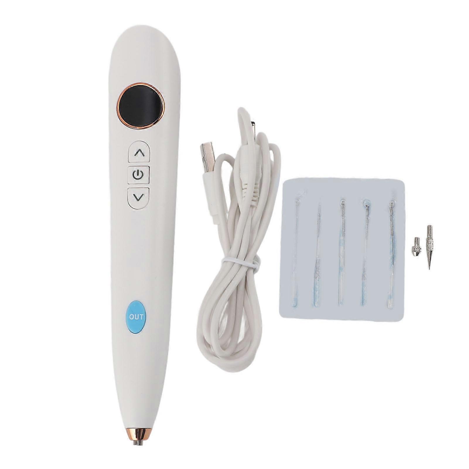 Stylo de beauté anti-taches de rousseur, écran LED, réglable, 9 vitesses, rechargeable, portable