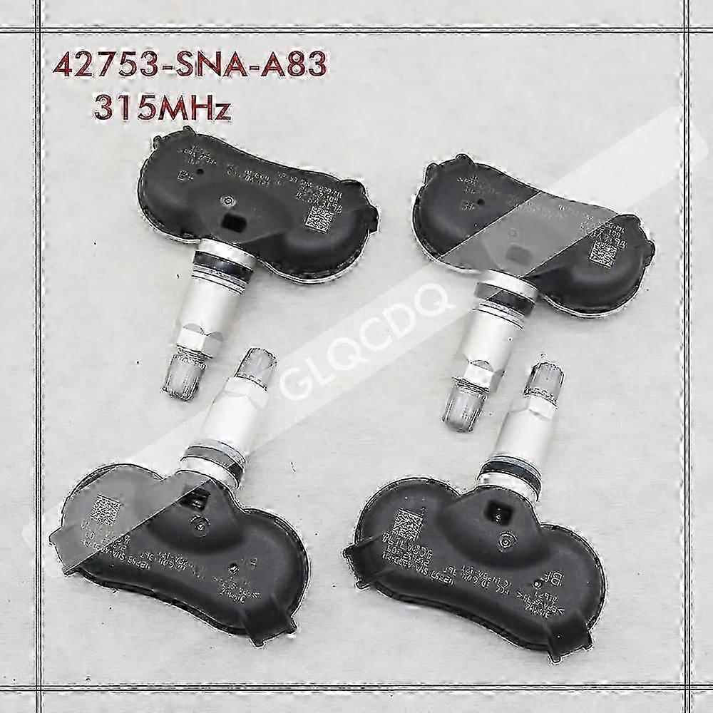 Exquisite TPMS SENSOR Compatible 2009-2016 HONDA INSIGHT 315MHz TIRE PRESSURE SENSOR 42753-SNA-A83 42753-SNA-A84 42753-TR0-A81 42753-TR3-A81