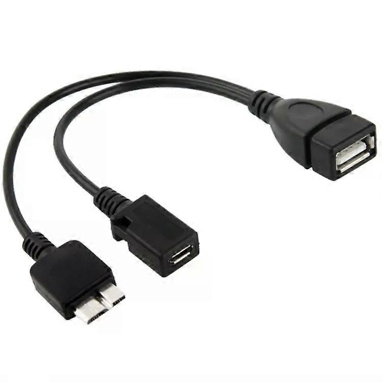 USB Cable-Micro USB 3.0 & 2.0 for Galaxy Note III,20cm -