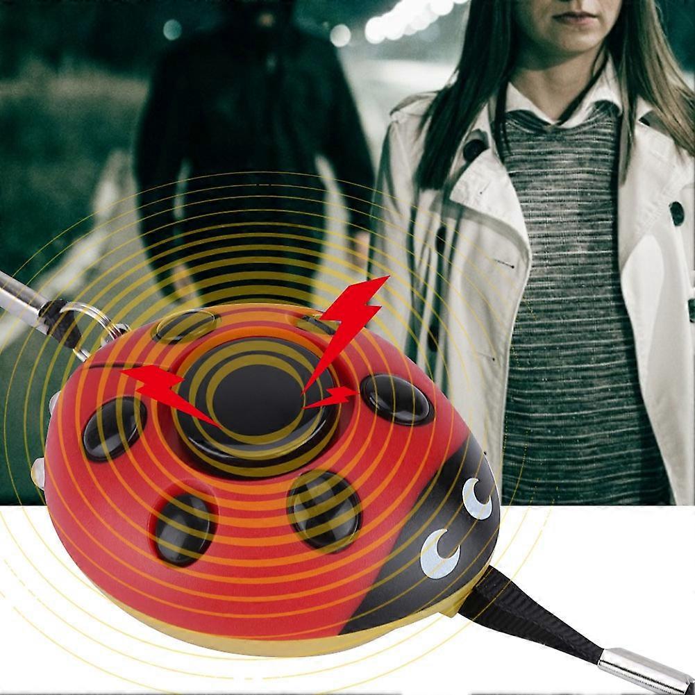 Personal Defense Protection Beetle Alarm Keychain 130db Women's Emergency Alarm with LED