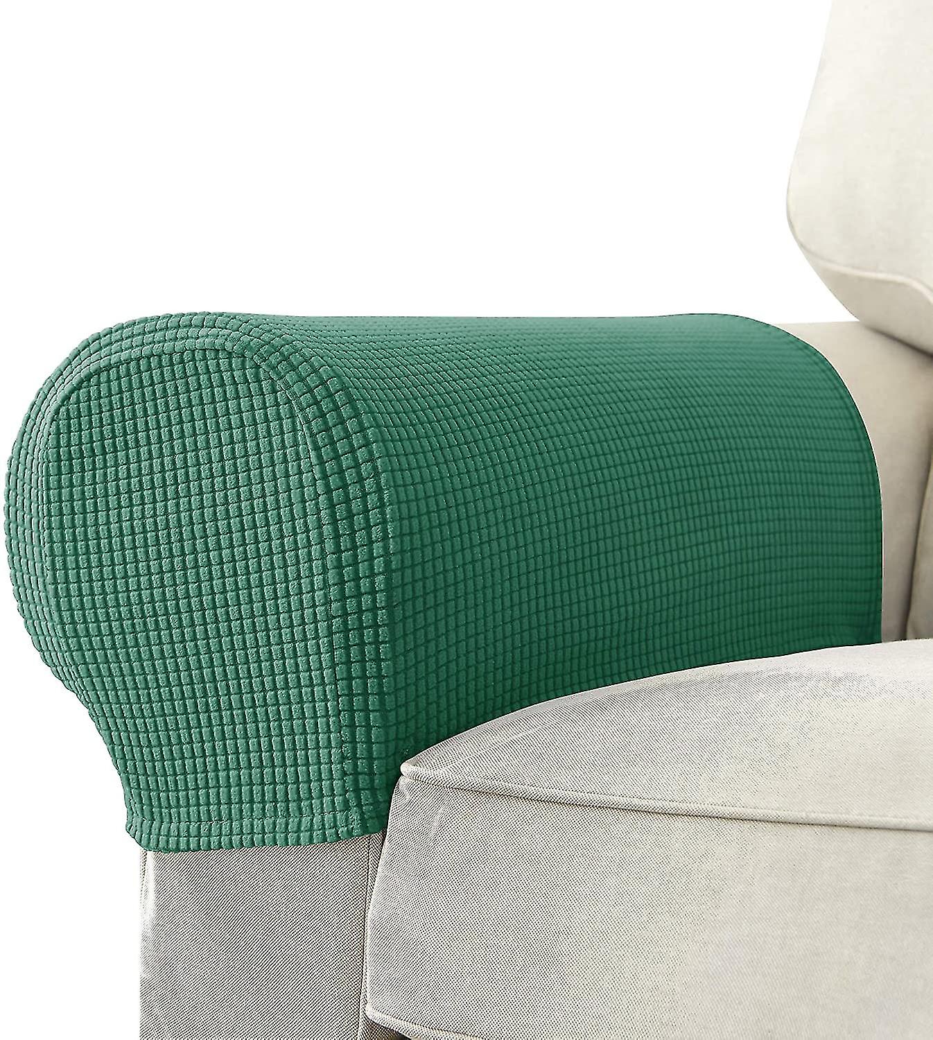 Set von 2 Jacquard Stretch Sofa Sessel Armlehne