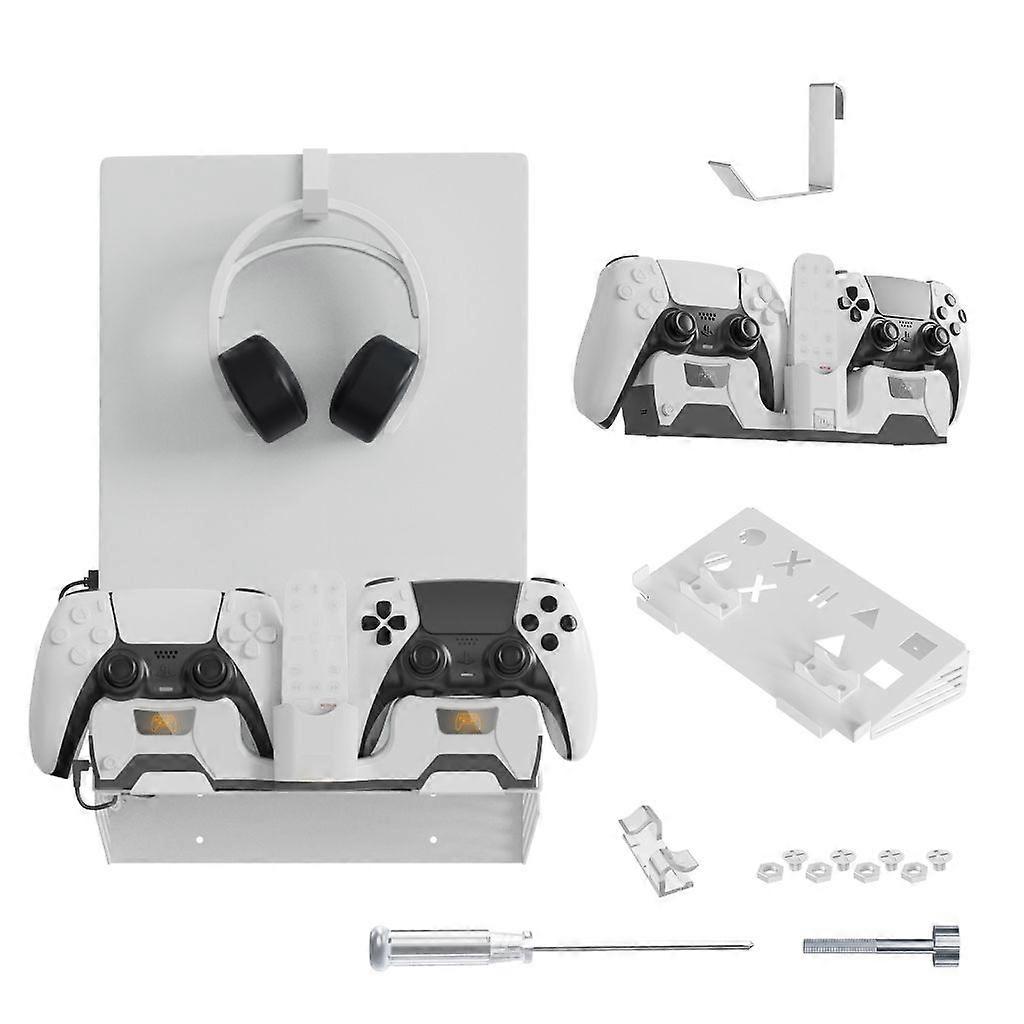 Wall Mount Storage Bracket Metal Stand Space Saving Gamepad Holder