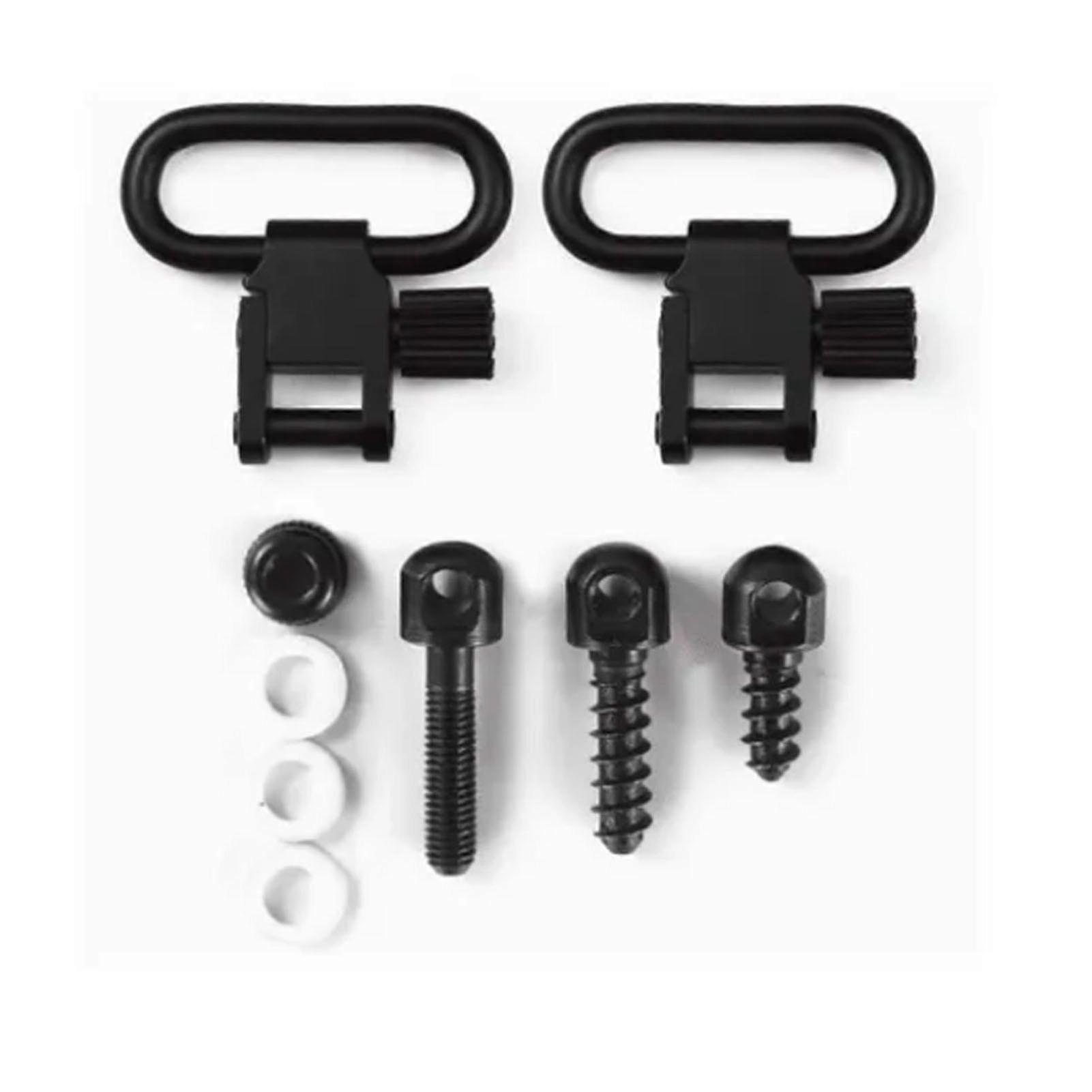 1in Qd Buckle Base Sturdy Iron Release 3 Screws 2 Loop Buckles Set For Straps