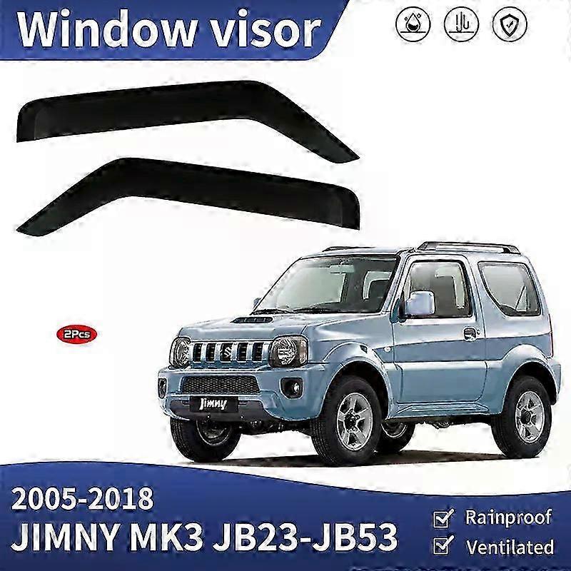Applies To For Suzuki Jimmy Jb23-jb53 2005-2018 Window Visor Vent Shades Ventvisor Wind Deflectors Visors Rain Guard Shades Visor