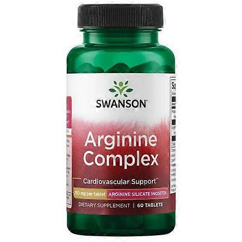 Swanson Vitamins Arginine Complex,750 Mg,60 Tabs
