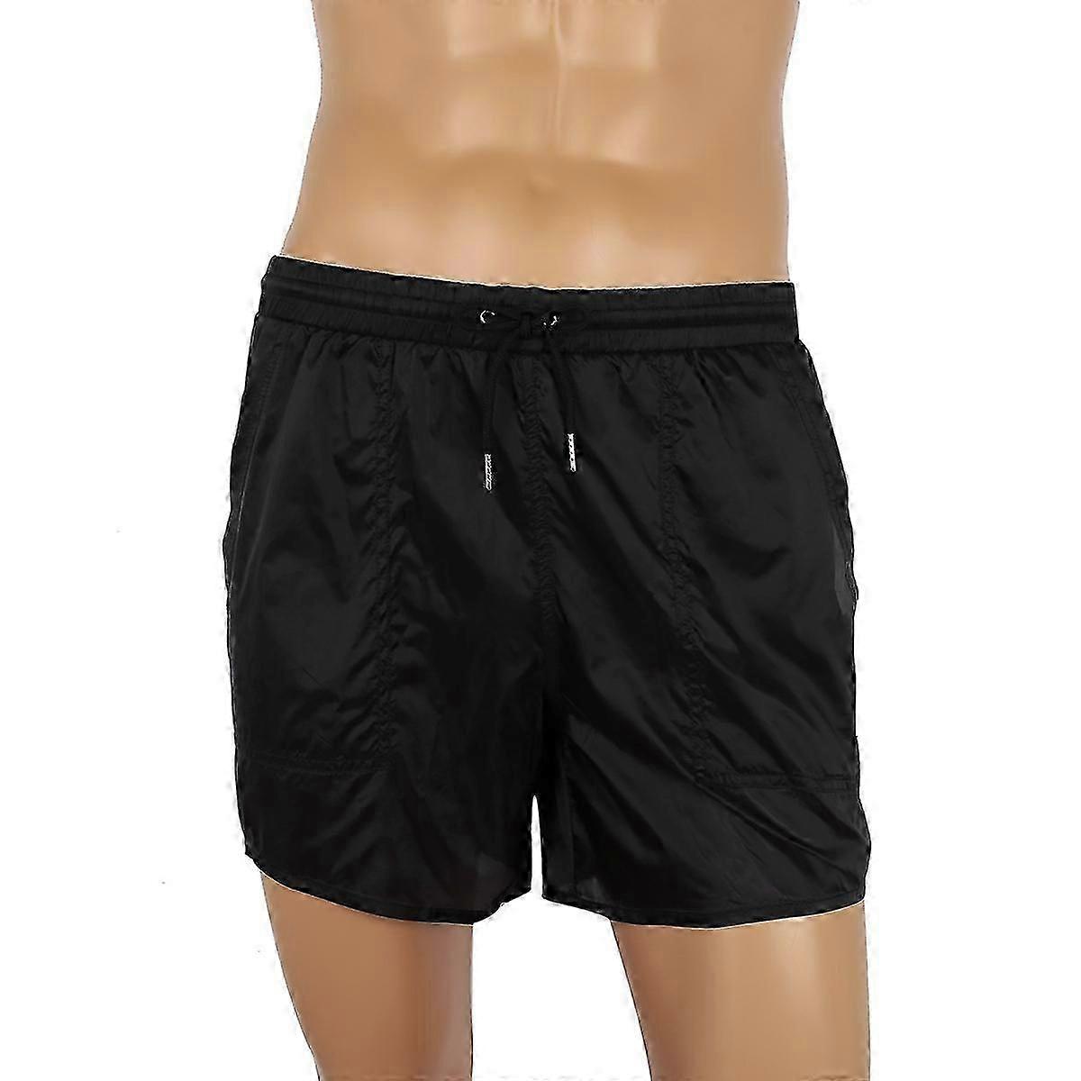 Men's See Through Drawstring Beach Shorts Swim Trunks Summer Board Pants