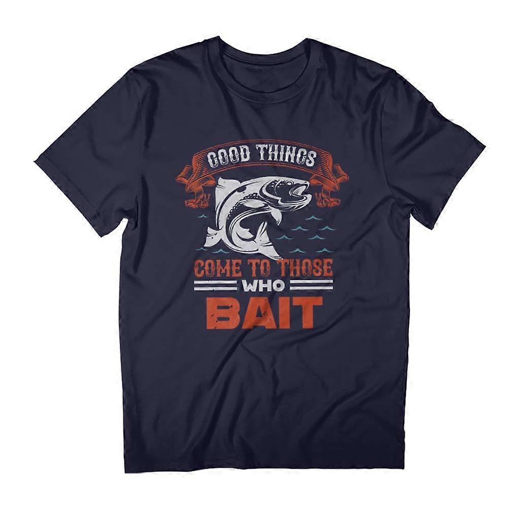 Good Things Come To Those Who Bait Fishing Father's Day Men's T-Shirt
