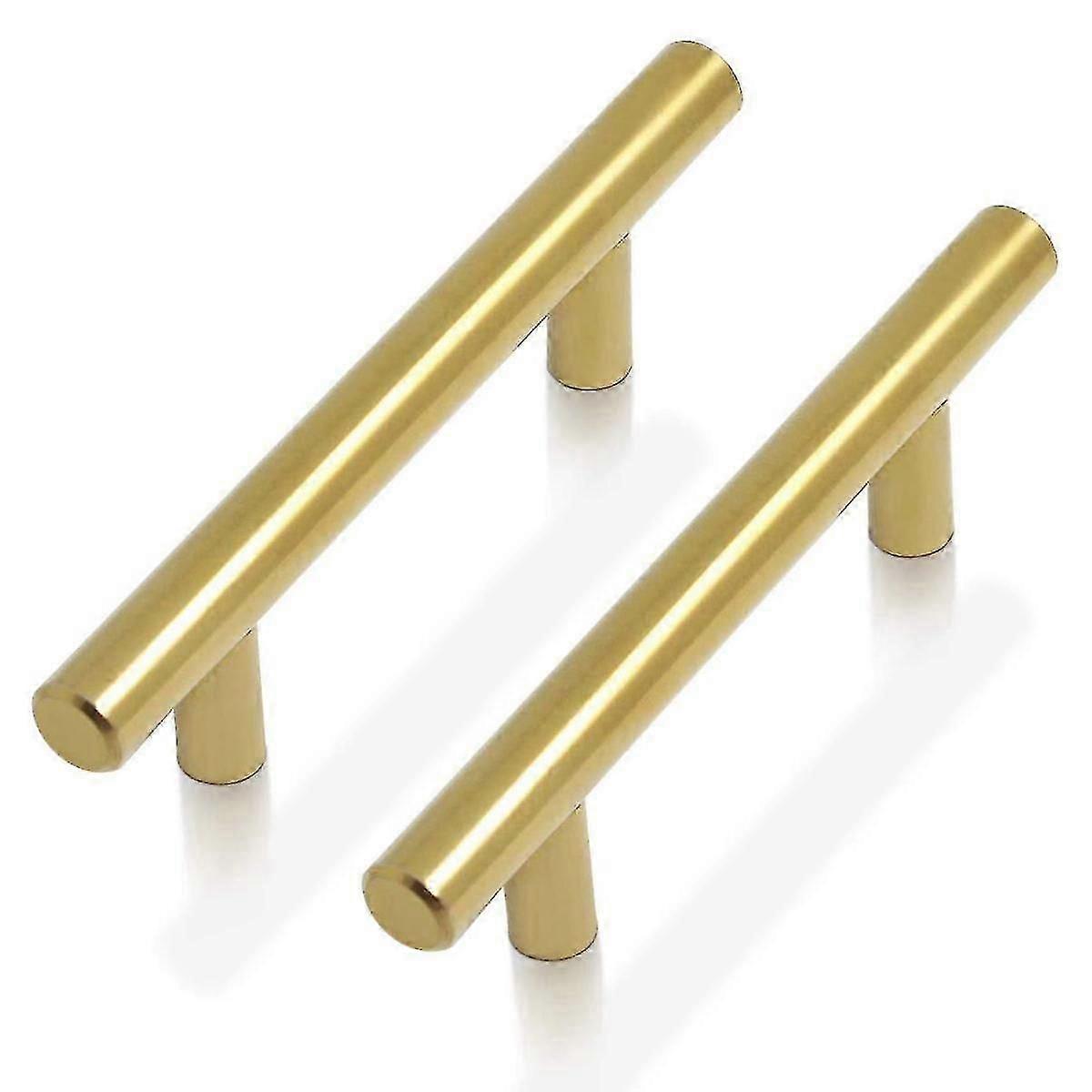 1 زوج من الأثاث مقبض الفولاذ المقاوم للصدأ على شكل حرف T