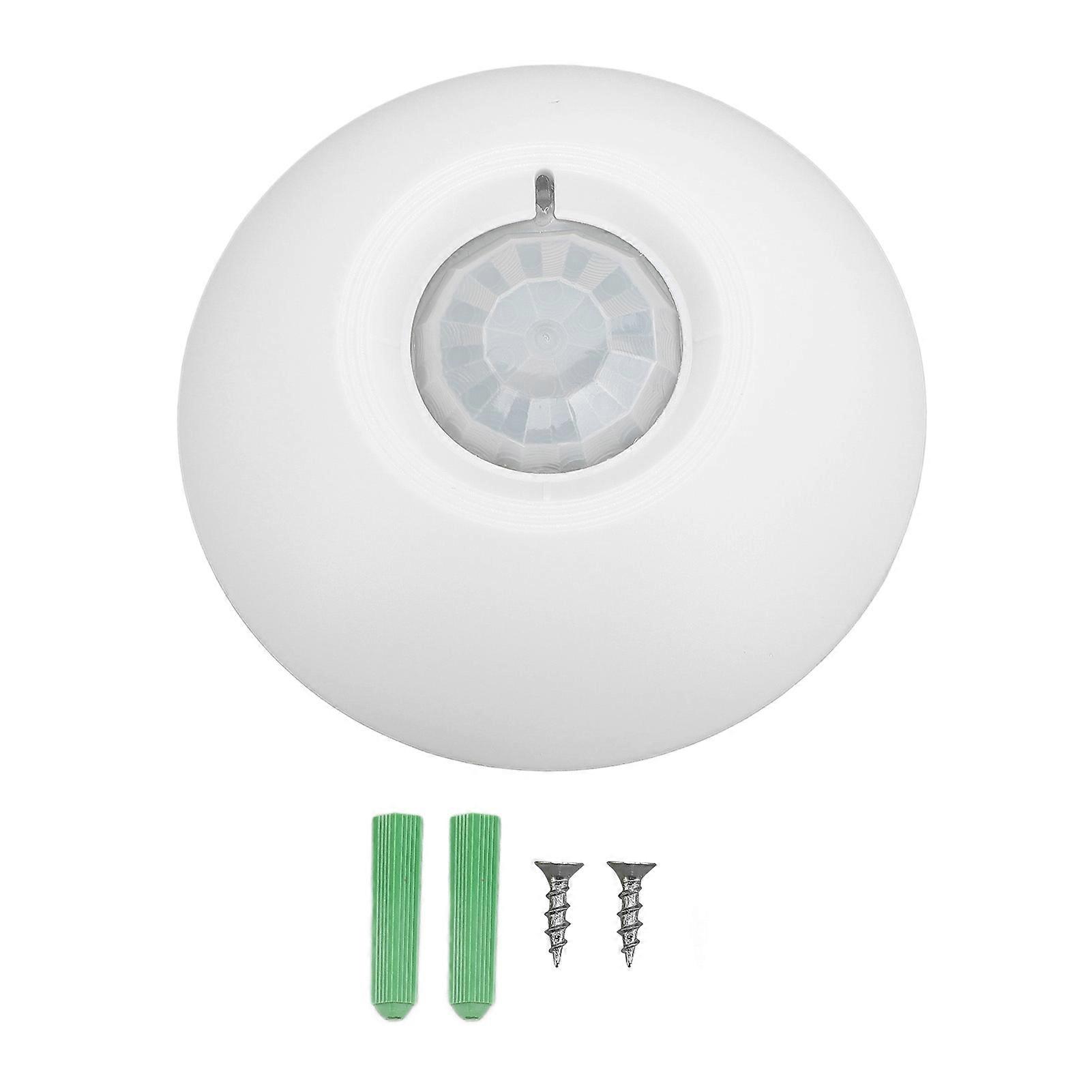 Ceiling Mount PIR Motion Sensor - 360° Detection, Adjustable Sensitivity, Easy Install