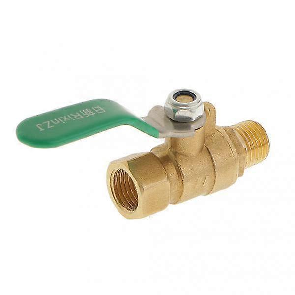2pcs Fixed Pneumatic 1/4 Brass Copper Ball Thread Adapter Connector