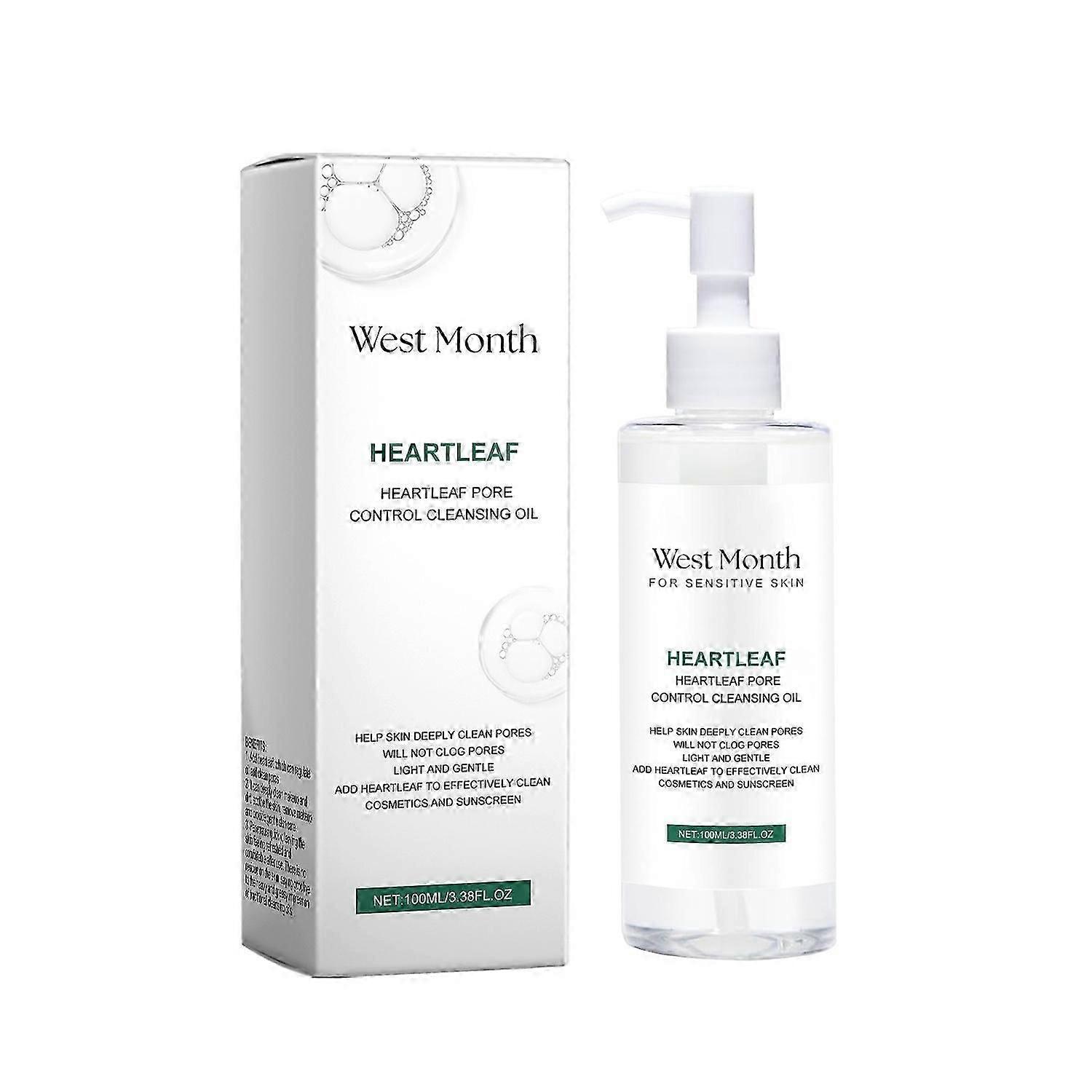West&Month Pore Cleansing Oil Cleansing Face, Eyes And Lips Moisturizing Refreshing And Gentle Clean