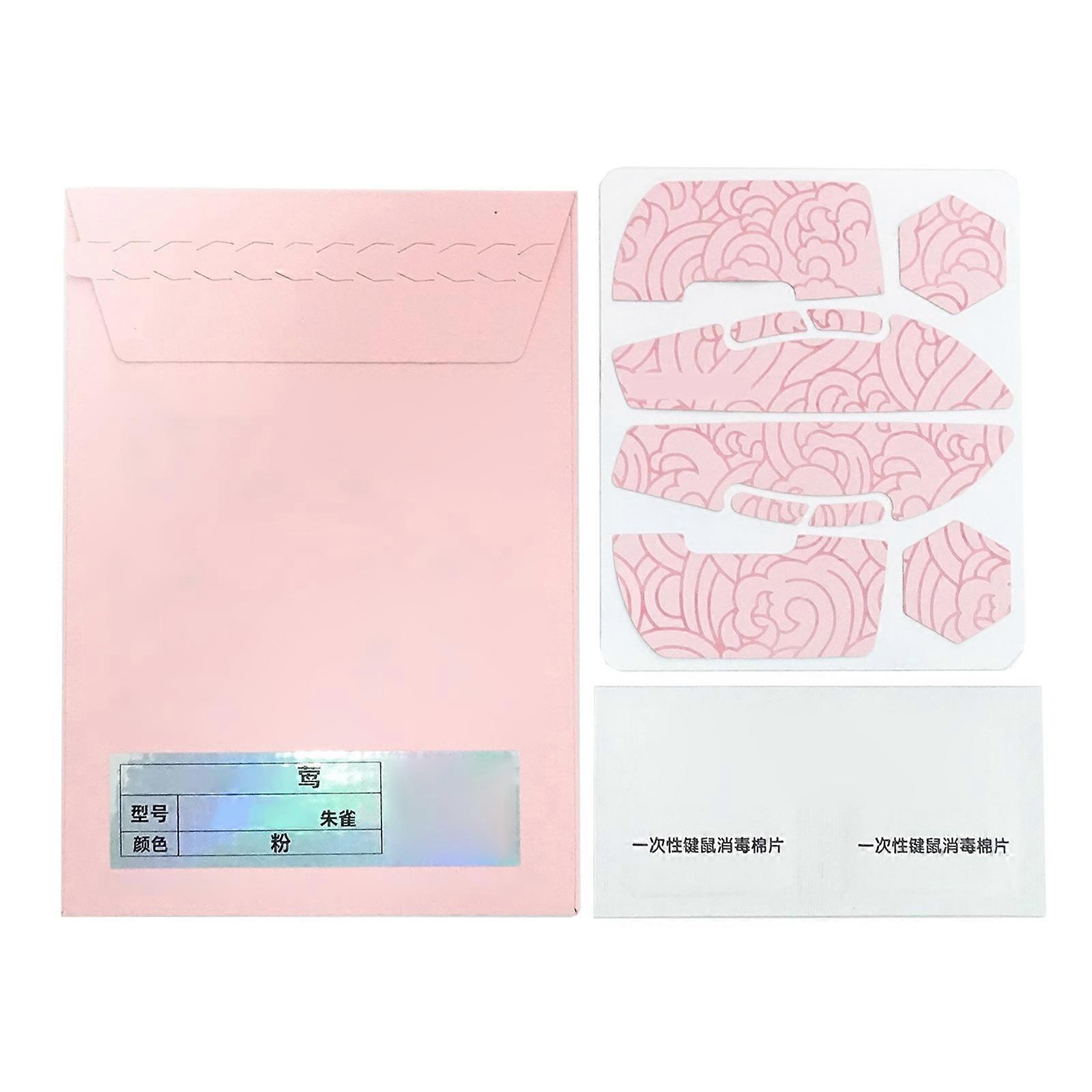 Grip Tape Pink Mouse Pad Slip Resistant For GPRO 2 Wireless Mice and Controllers Enhances Gaming Precisions