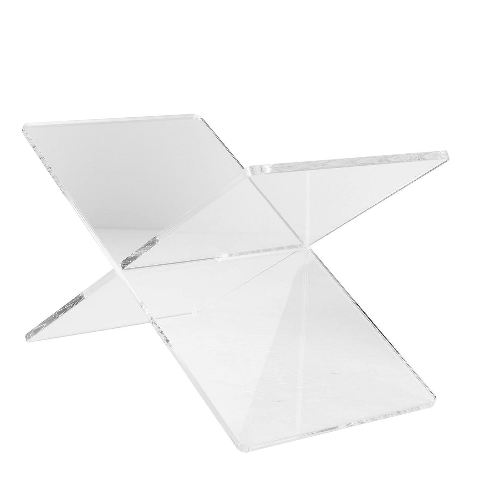 Transparent Acrylic Book Stand Rack, Multi Functional Reading Shelf for Home, Compact Display for Books, Music Notation, Magazines, Hands Free