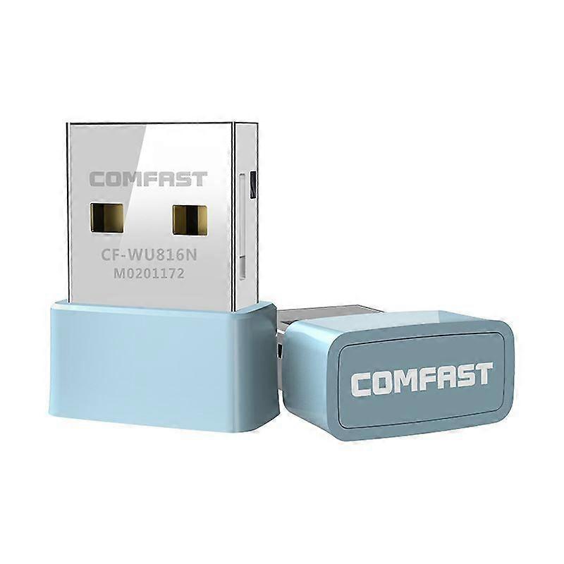 Comfast USB Adaptador Mini Wifi Adapter 150M Usb Wi Fi Para PC Receiver Wi-fi Dongle Network Card Desktop/Laptop (Options RTL8188GU Blue)