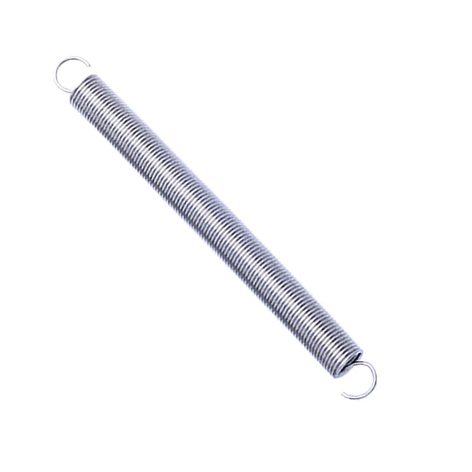 Jinchao Tension Spring 160mm Length, 0.8mm Wire Diameter, 8mm Outer Diameter, Stainless Steel Dual Hook Extension Spring