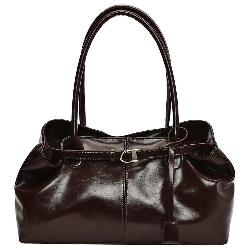 Leather Tote Bag for Women, Slouchy Hobo Style, Top Handle Design, Spacious for Work and Travel, Versatile and Stylish