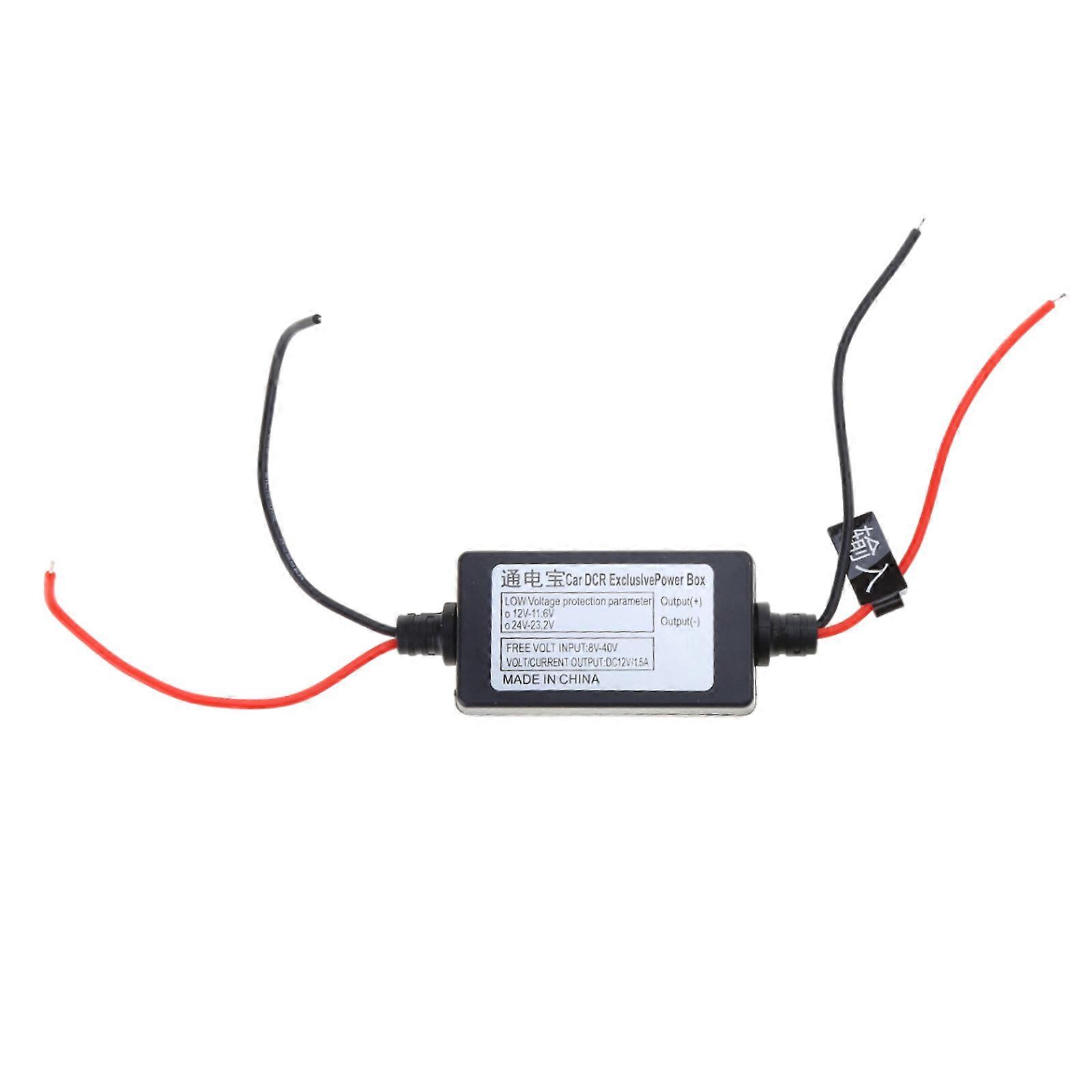 24V to 12V Step Down Converters 1.5A Wire Terminal Block 24V to 12V Step Down Converters for Cart Truck Vehicle