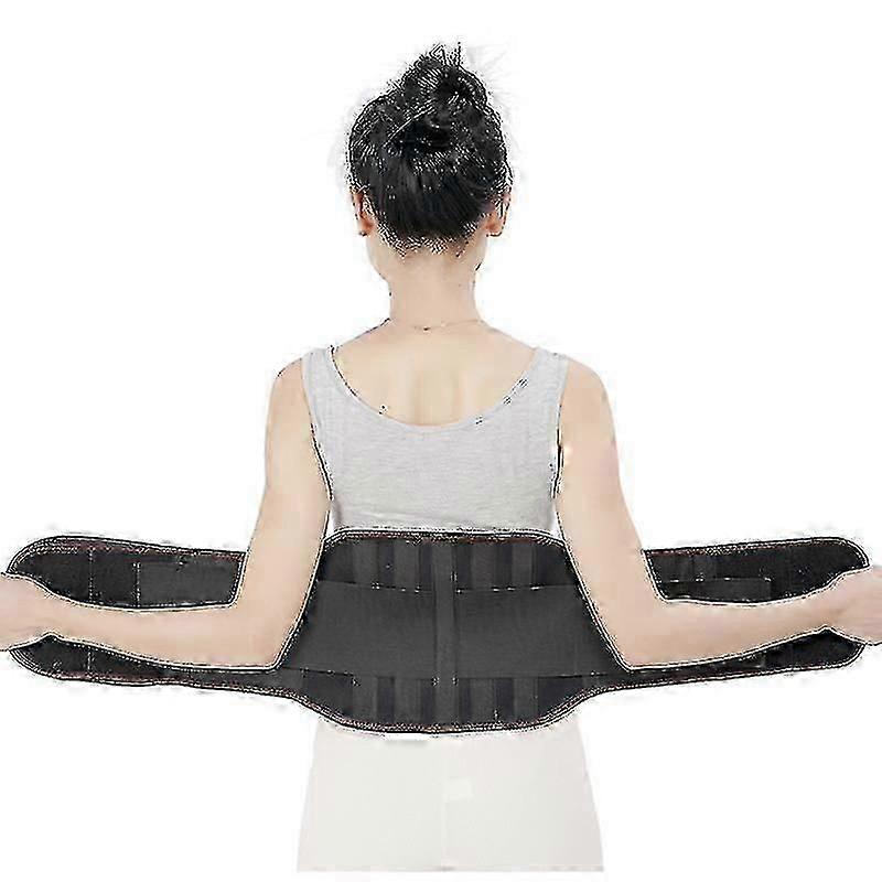 Back Support Strap Adjustable Support Strap Removable Lumbar Pad Unisex (xl)