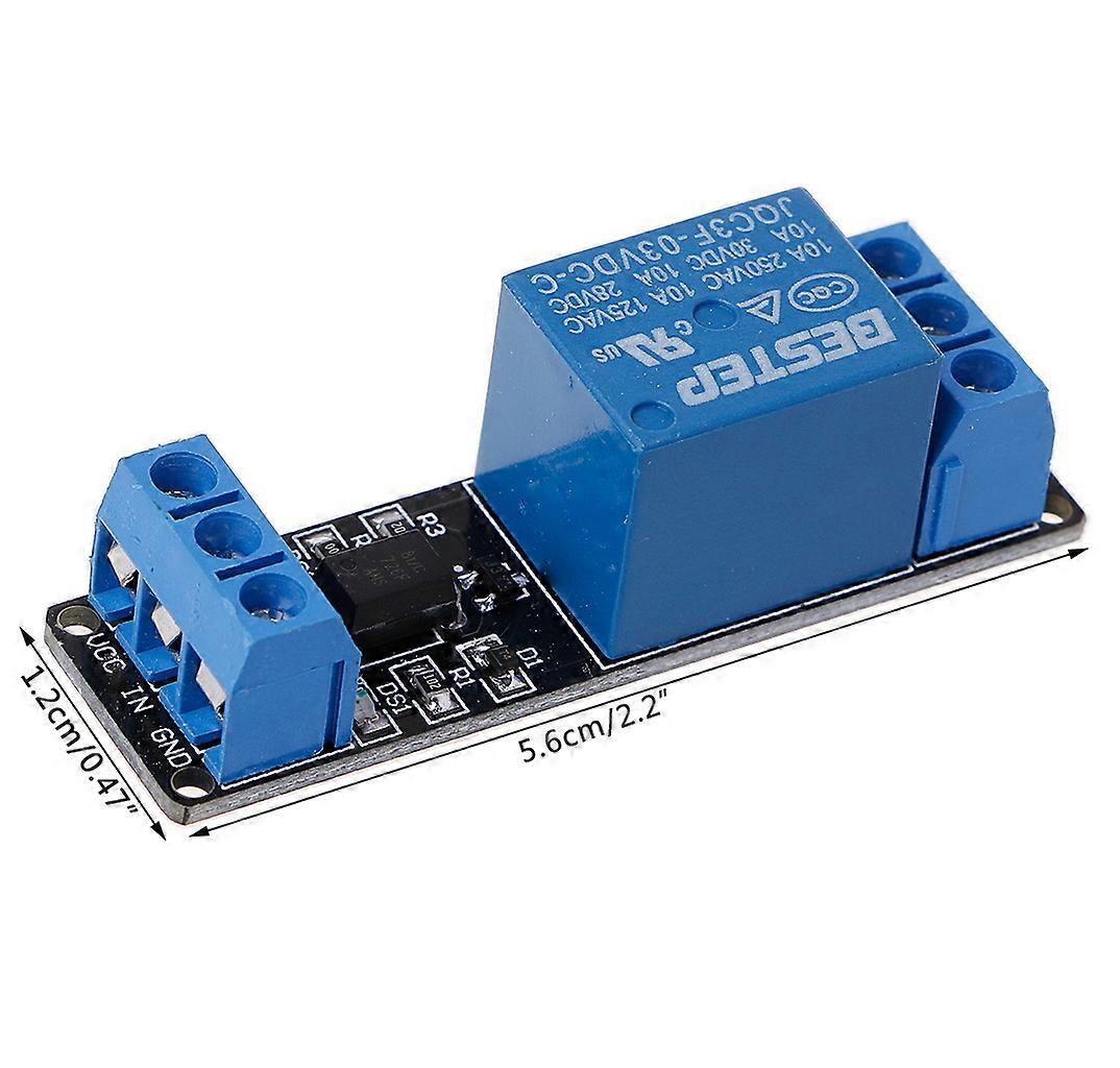 3.3V 1 Channel Relay Low Level Trigger Relay Module with Optocoupler Isolation