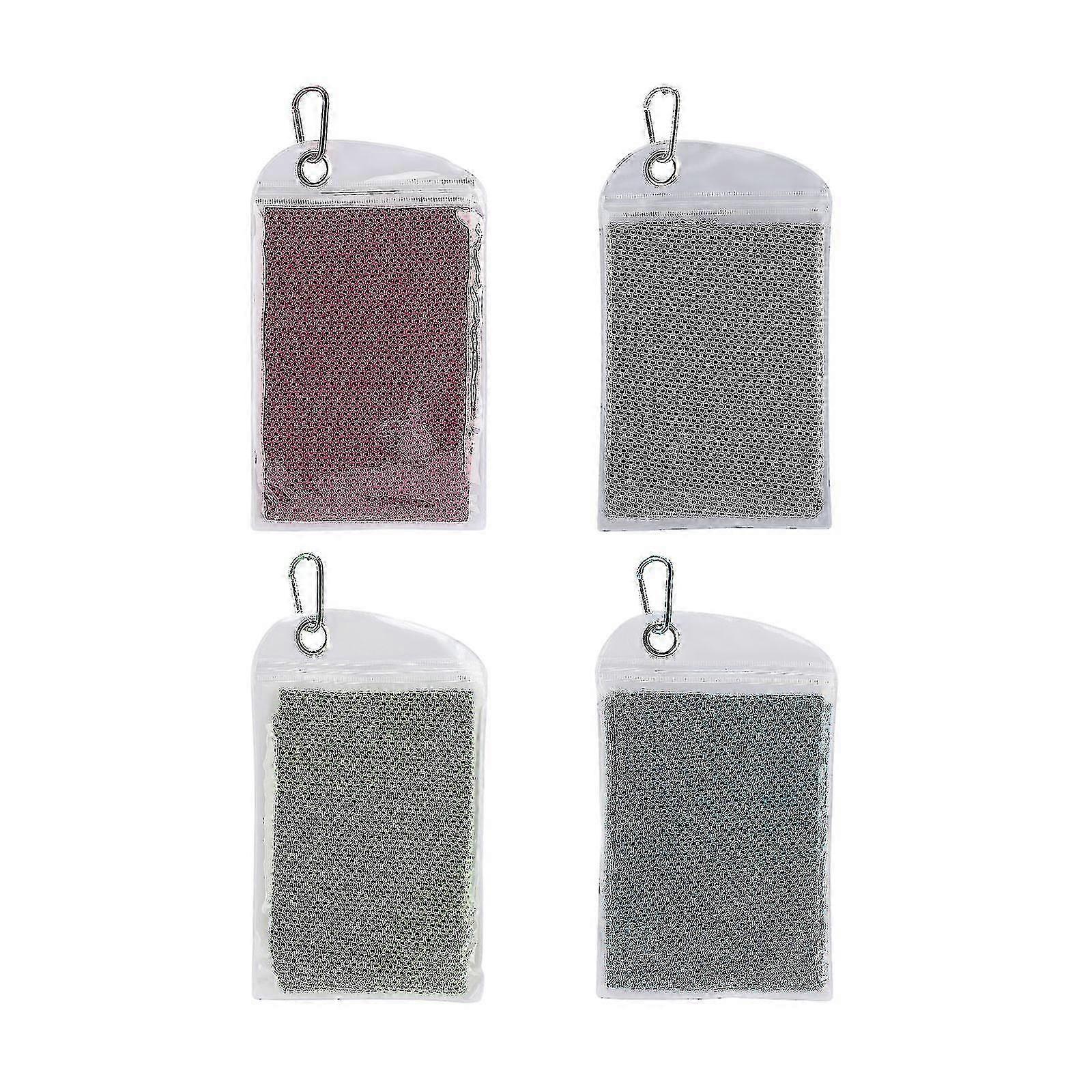 ヨガ、スポーツ、ジム用の4パック冷却タオル-柔らかく通気性のあるアイスタオル