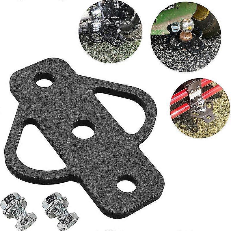 3-Way Trailer Hitch Adapter with Bolt for ATV Lawn Mower