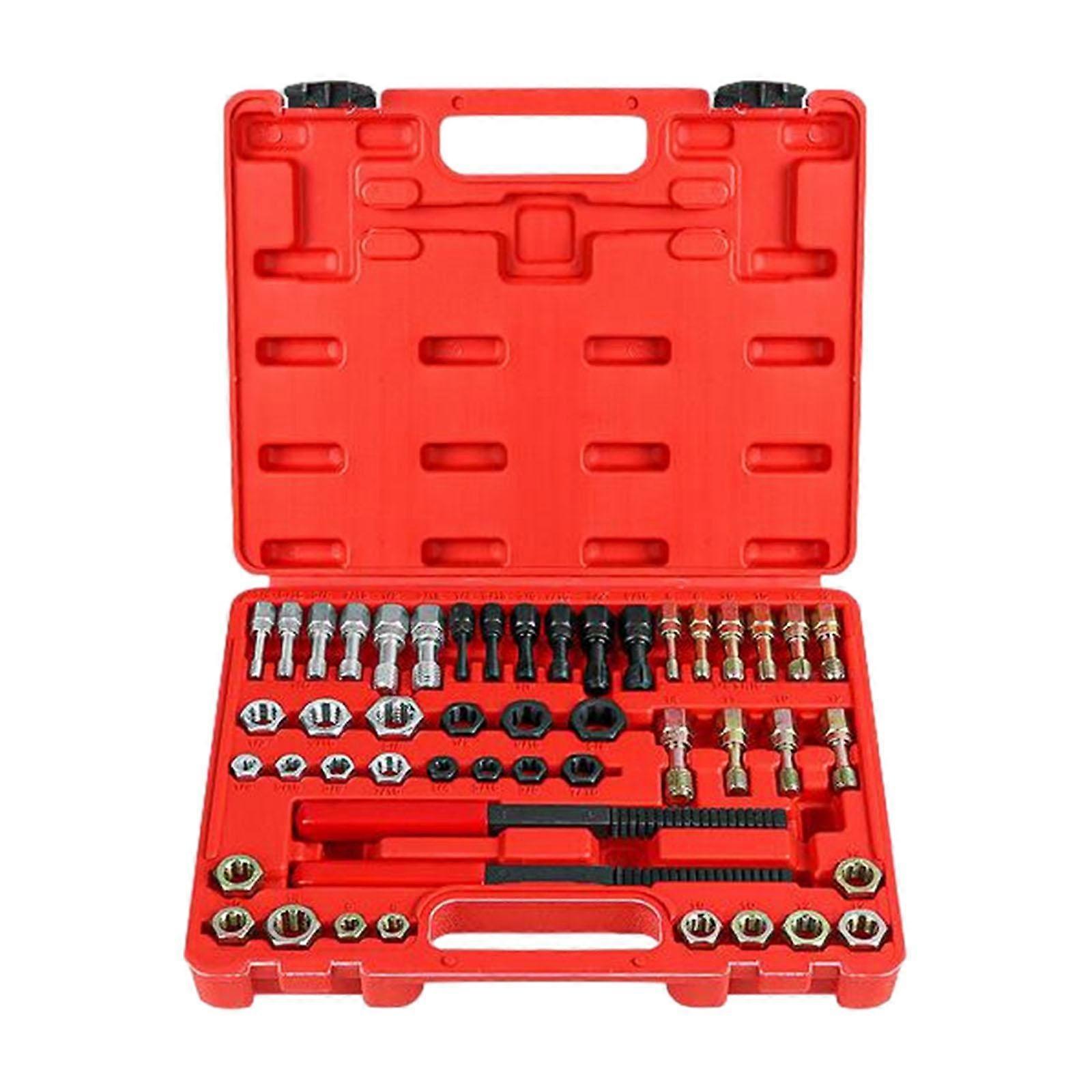 48Pcs Thread Repair Tool Set Rethreading for Nut Screw Rethread Repair Tools