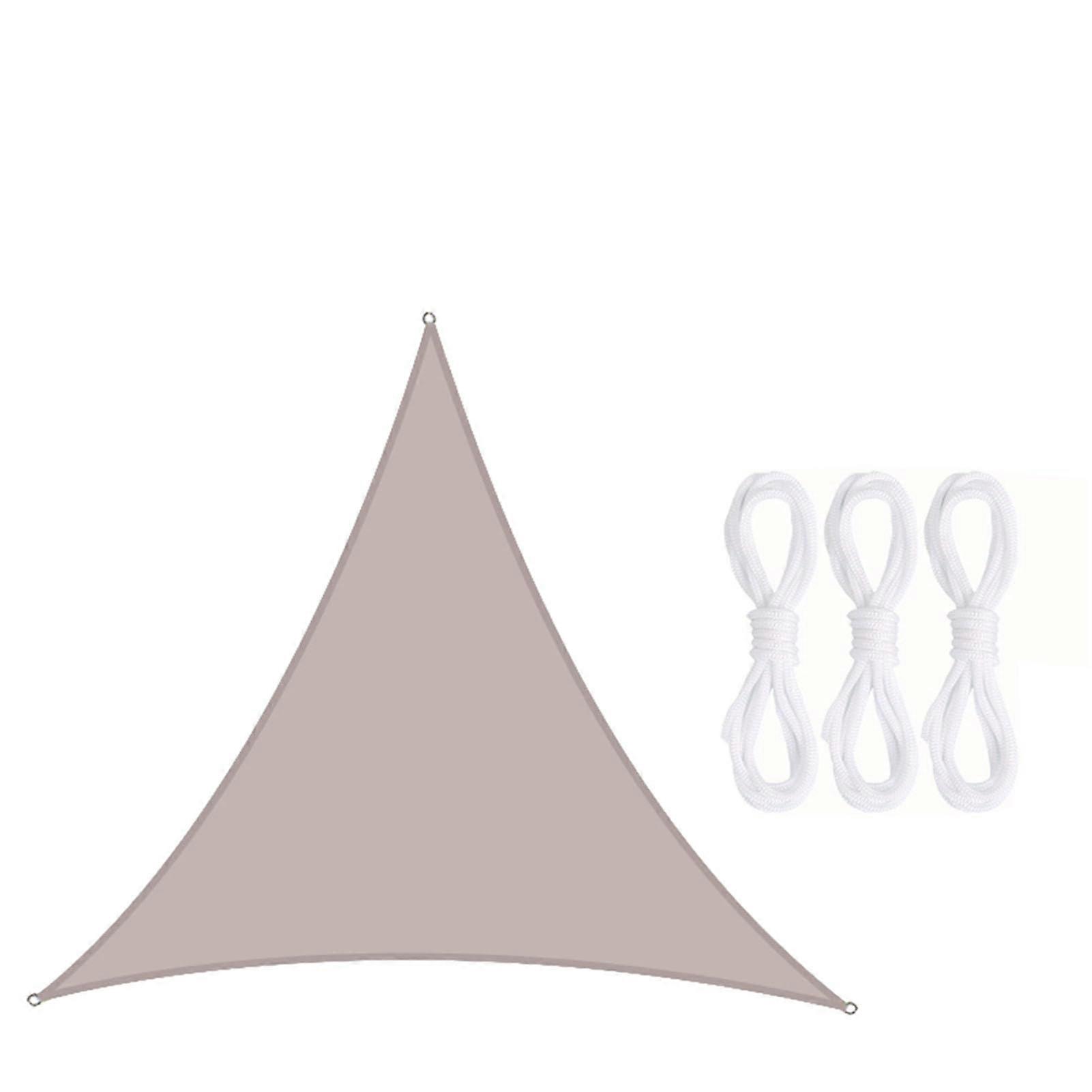 Sun sail triangular waterproof 95% UV protection, highquality Oxford fabric, 4X4X4m