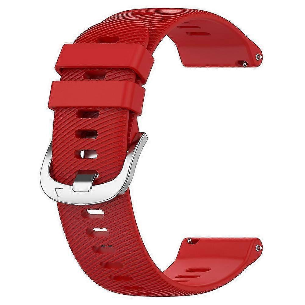 For D2 X10 20mm Replacement Wrist Soft Silicone Watch Strap Style E Multicolor