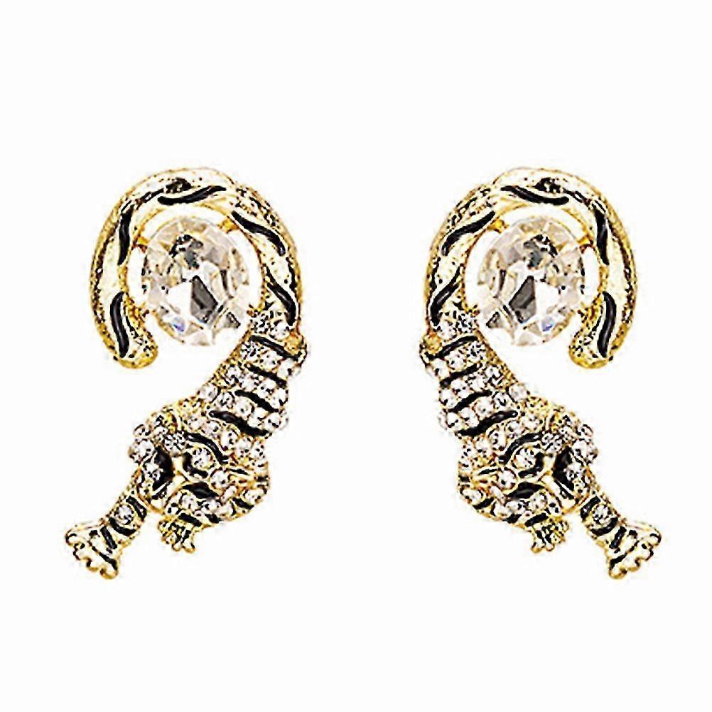 イヤリング女性Orrous女性のイヤリングフォーチュンイヤースタッド耳の装飾耳の装飾耳ジュエリーステートメントイヤリングW