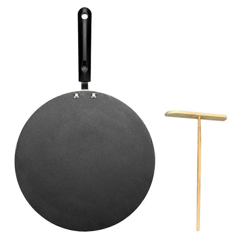 It sounds like you're describing a product listing or looking for a well structured product description for a **non stick flat pancake pan** designed