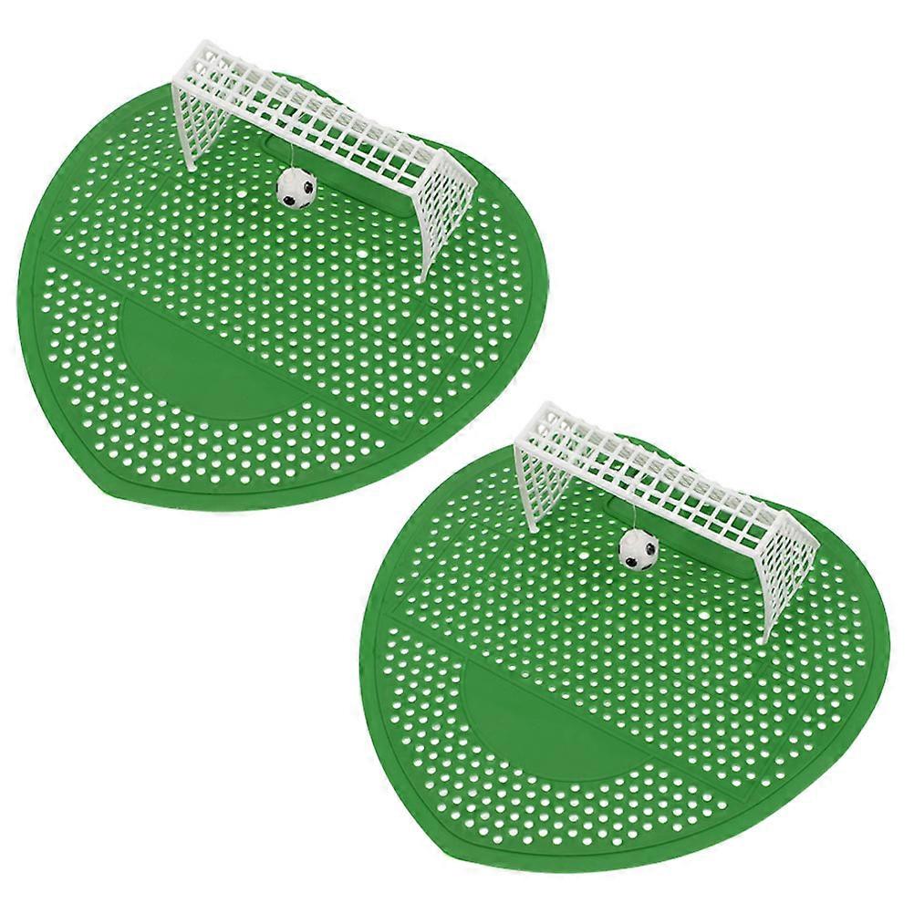 2pcs Men Urinal Screens Fragrance Urinal Deodorizer Creative Filter Pad