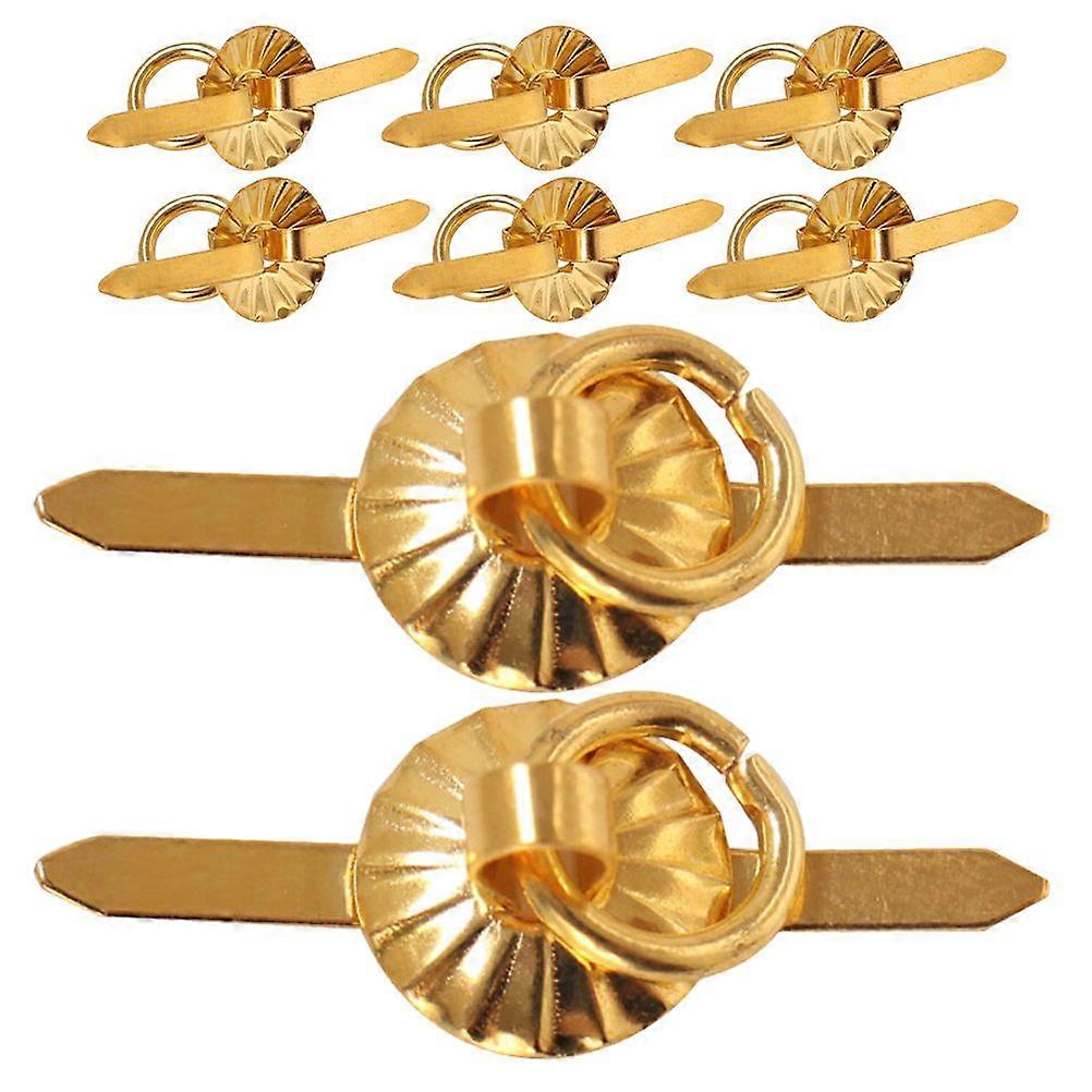 8PCS Miniature Drawer Ring Pulls 1/6 Scale Pull Rings Vintage Pull Handles