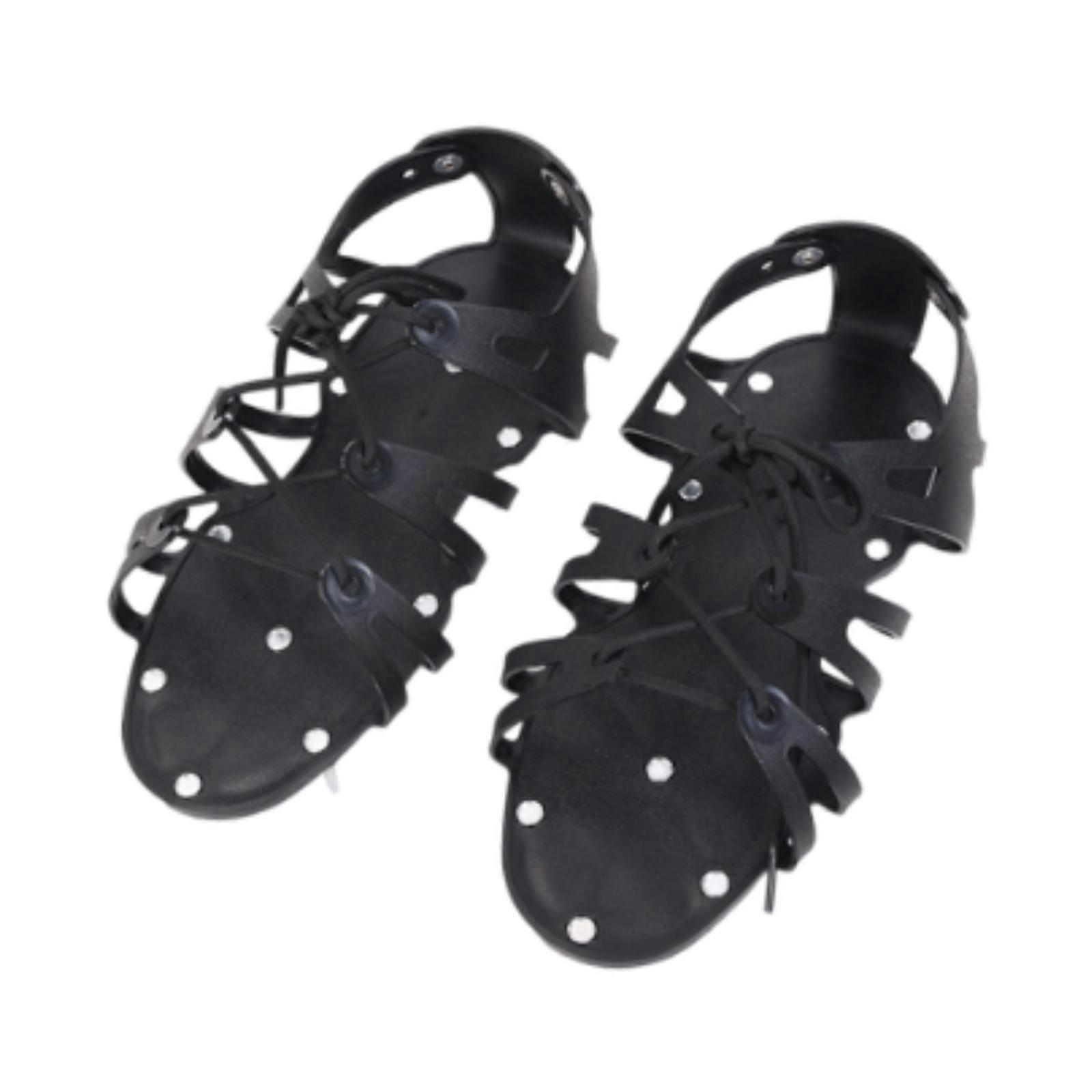 2Pcs Sharp Spiked Style Shoes Flexible Practical Self Leveling for Resinous
