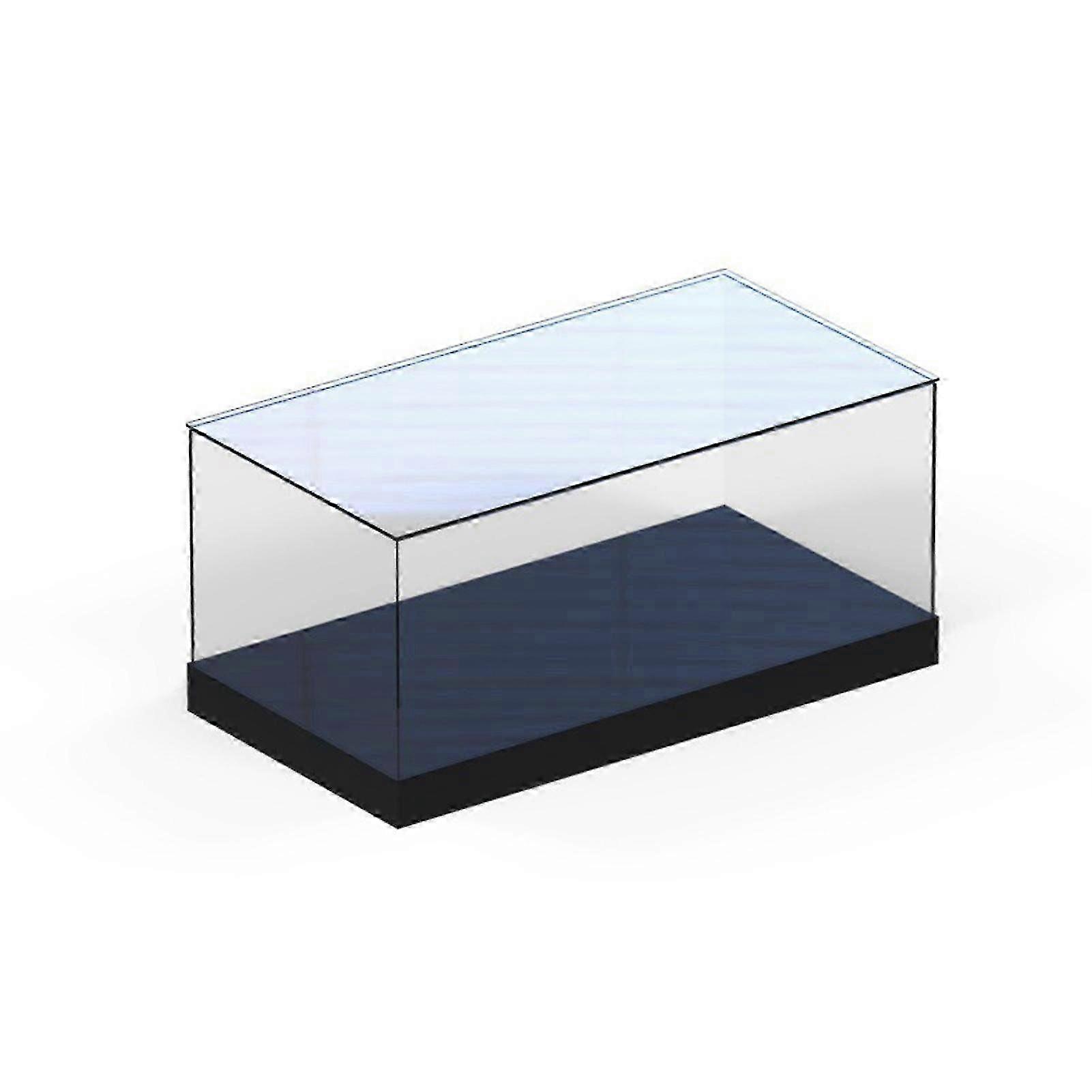 Dustproof Acrylic Display Case with Sturdy Base, Art & Collectibles Storage Protector