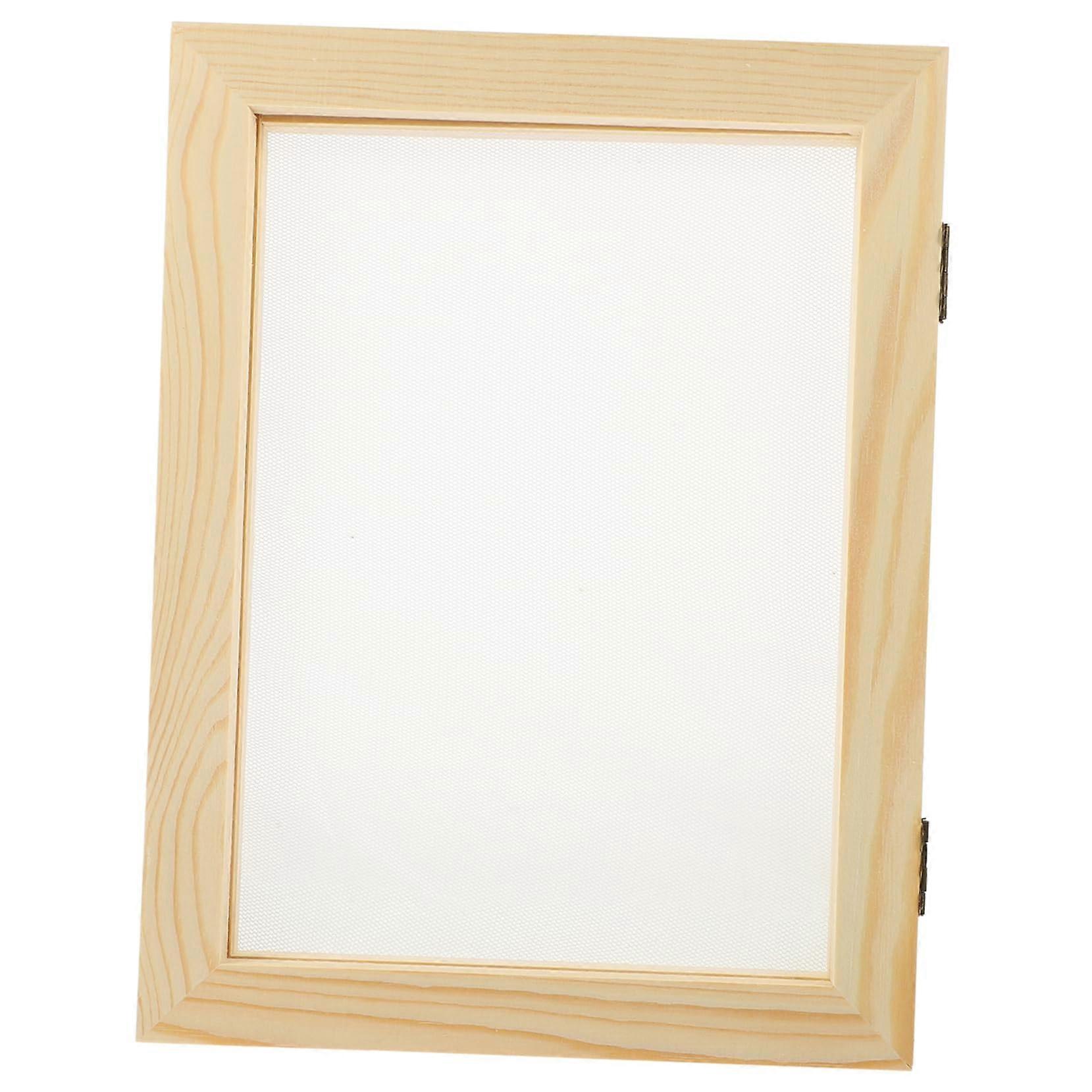 Wooden DIY Frame For Paper Making Activity, Handmade Paper Frame Kit, Kids Printing Frame, Boys And Girls Craft Frame
