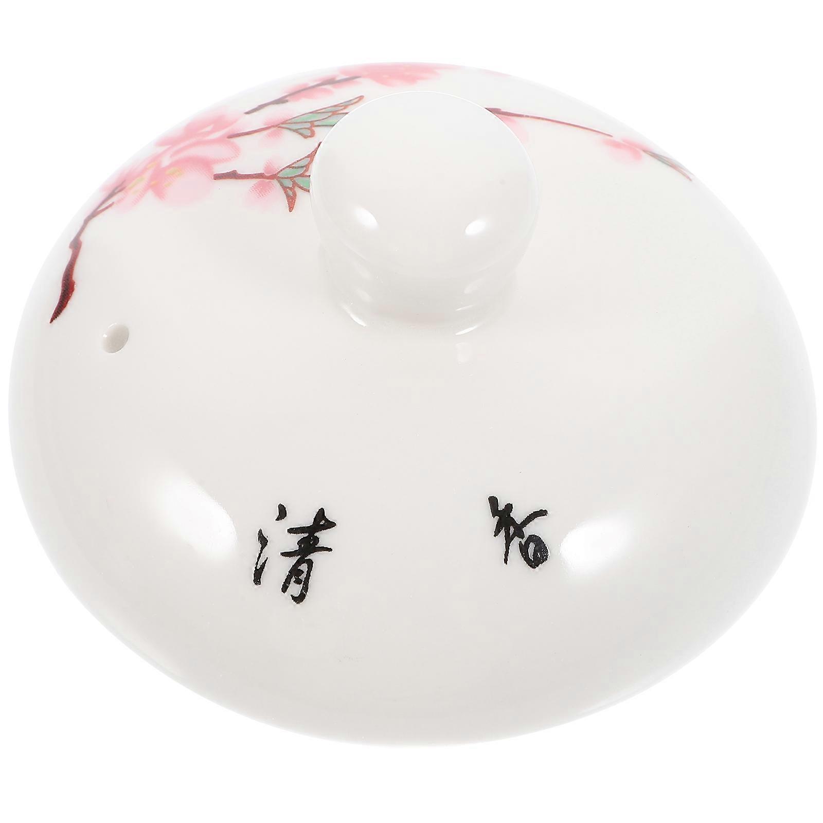 غطاء إبريق شاي سيراميك ريترو بتصميم زهر الخوخ ، سهل التنظيف ، ملحق للاحتفاظ بالحرارة للمنزل والحفلات والتخييم