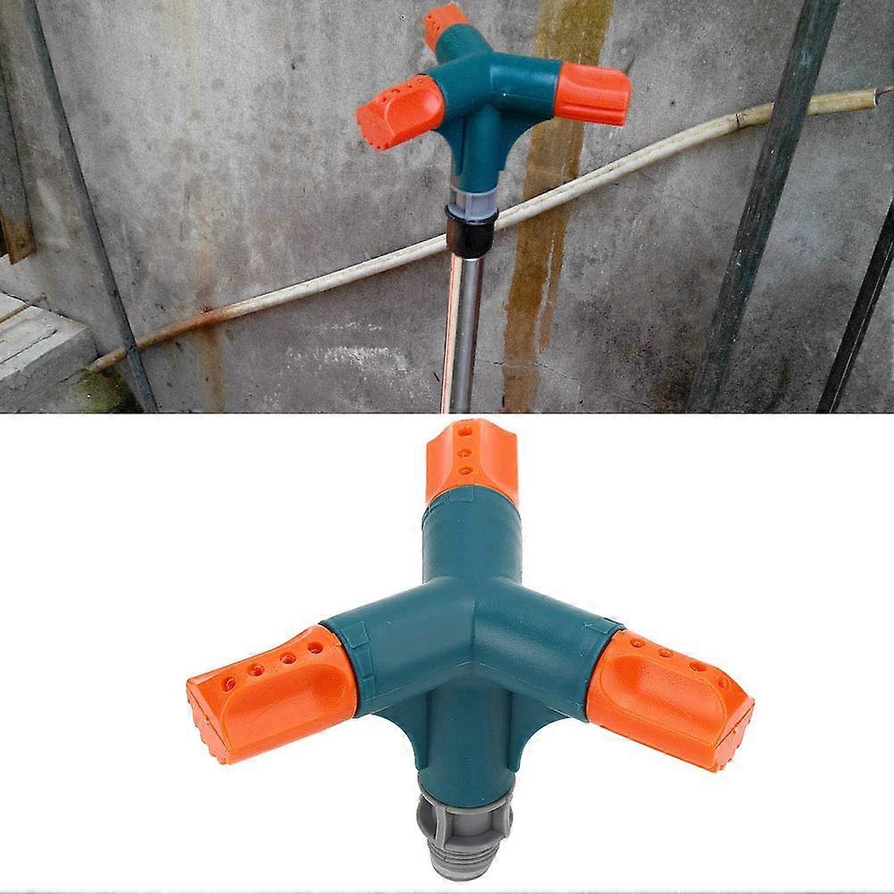 Irrigation equipment G1/2 inch external thread rotating garden sprinkler, adjustable spray, 360 rotation