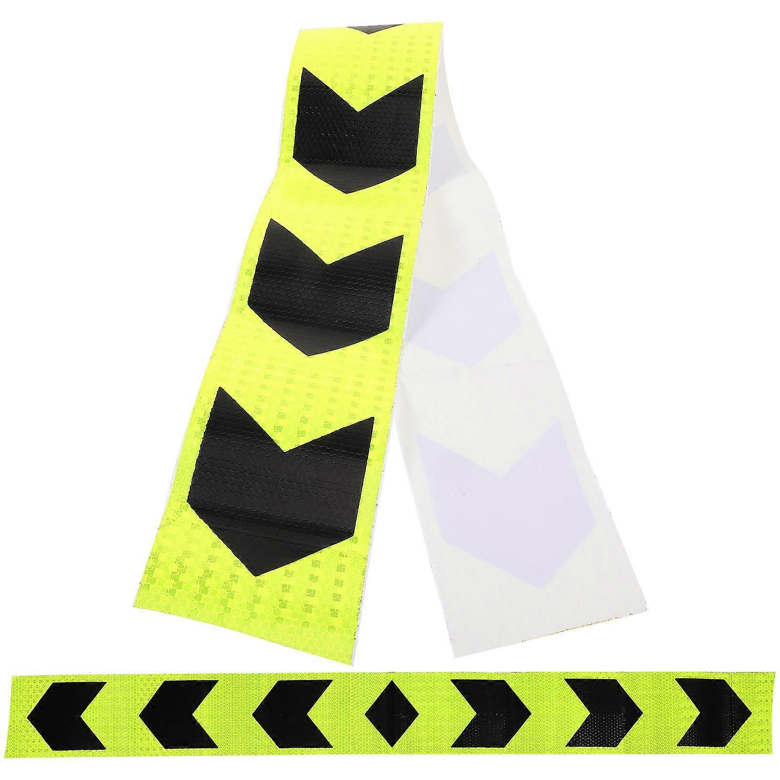Self-Adhesive Reflective Stickers Automotive Reflector Trunk Bumper Reflectors High Strength Durability Dark Environment Drivers 2Set