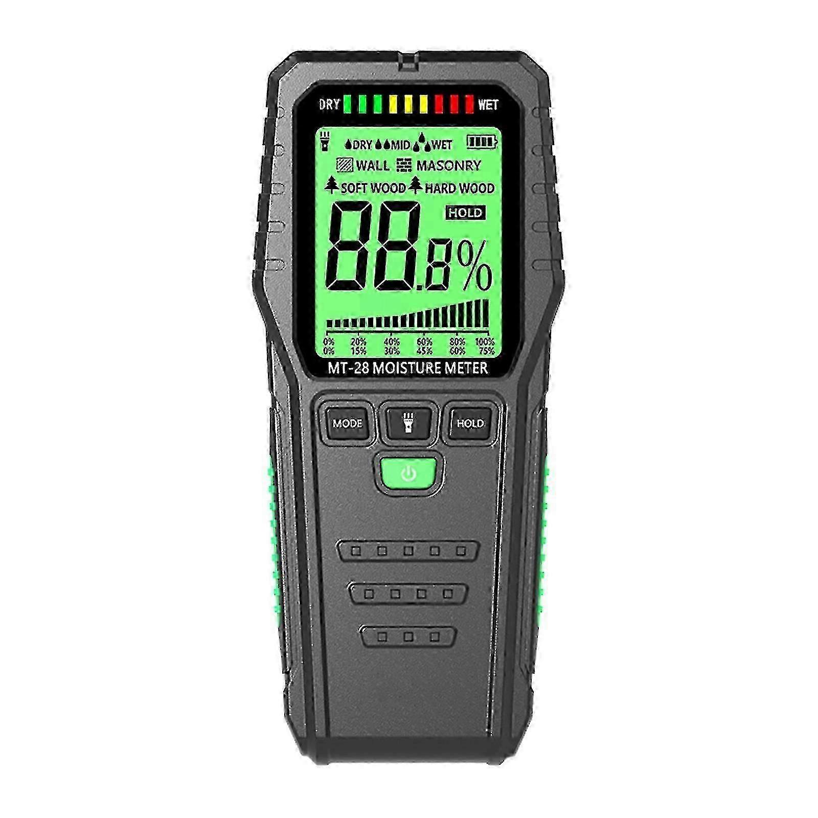 Upgraded Inductive Wood Moisture Tester Digital Lcd Display Induction Timber