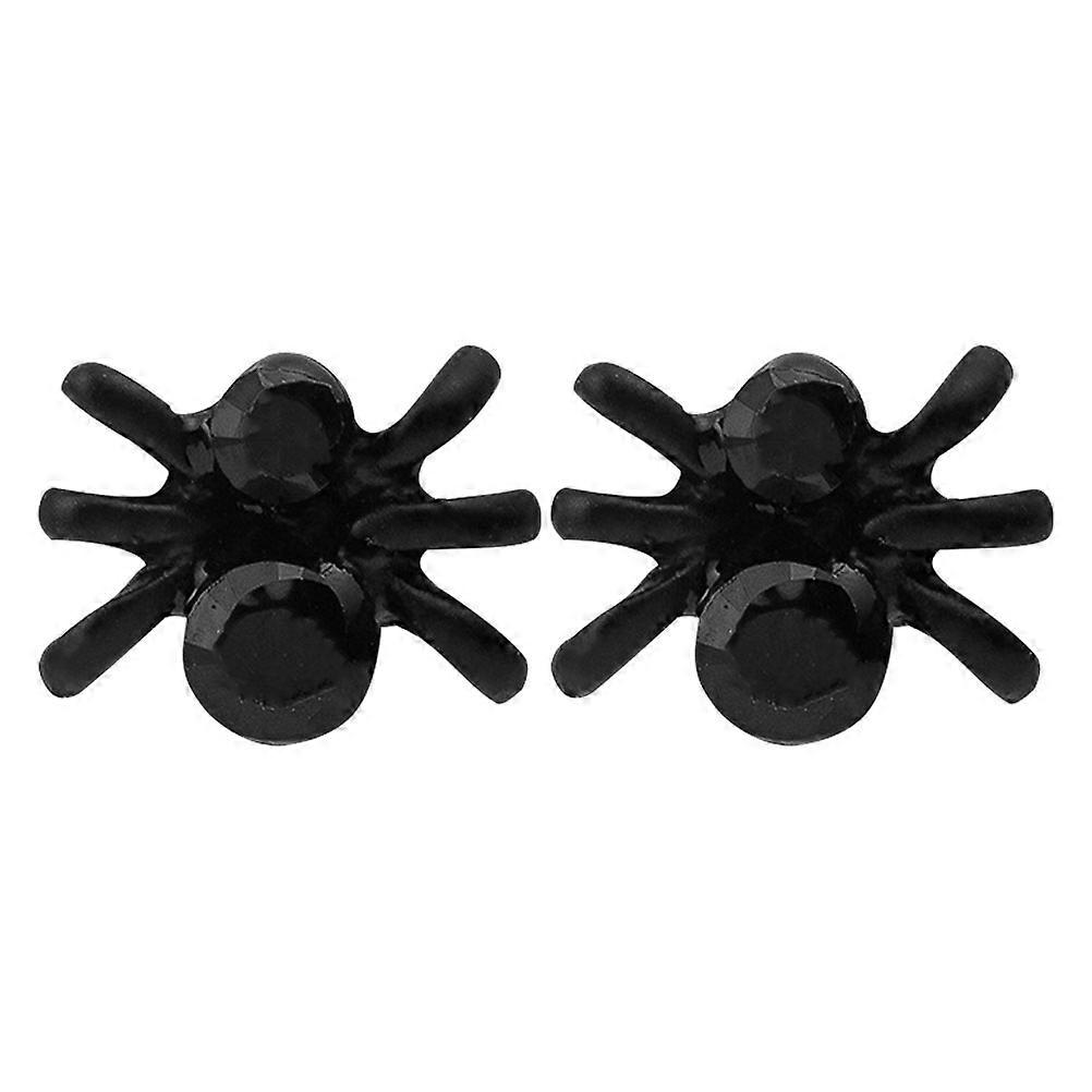 Cute Alloy Spider Earrings for Halloween Party Cosplay Costume Accessories Cartoon Pendant Earrings for Women